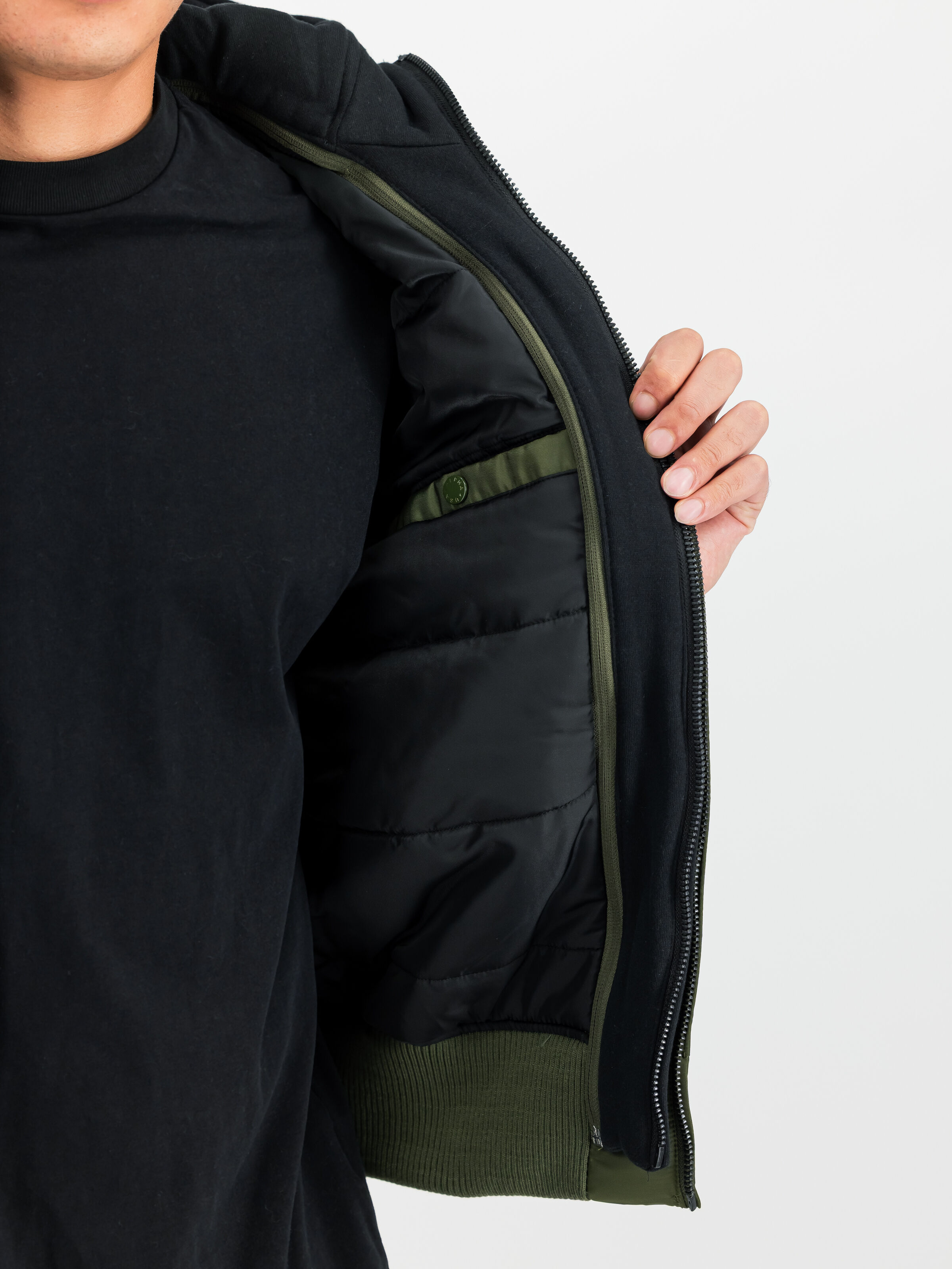 MA-1 D-Tec Hood Bomber Jacket darkgreen/black 183110_481_3_detail_00002_185251