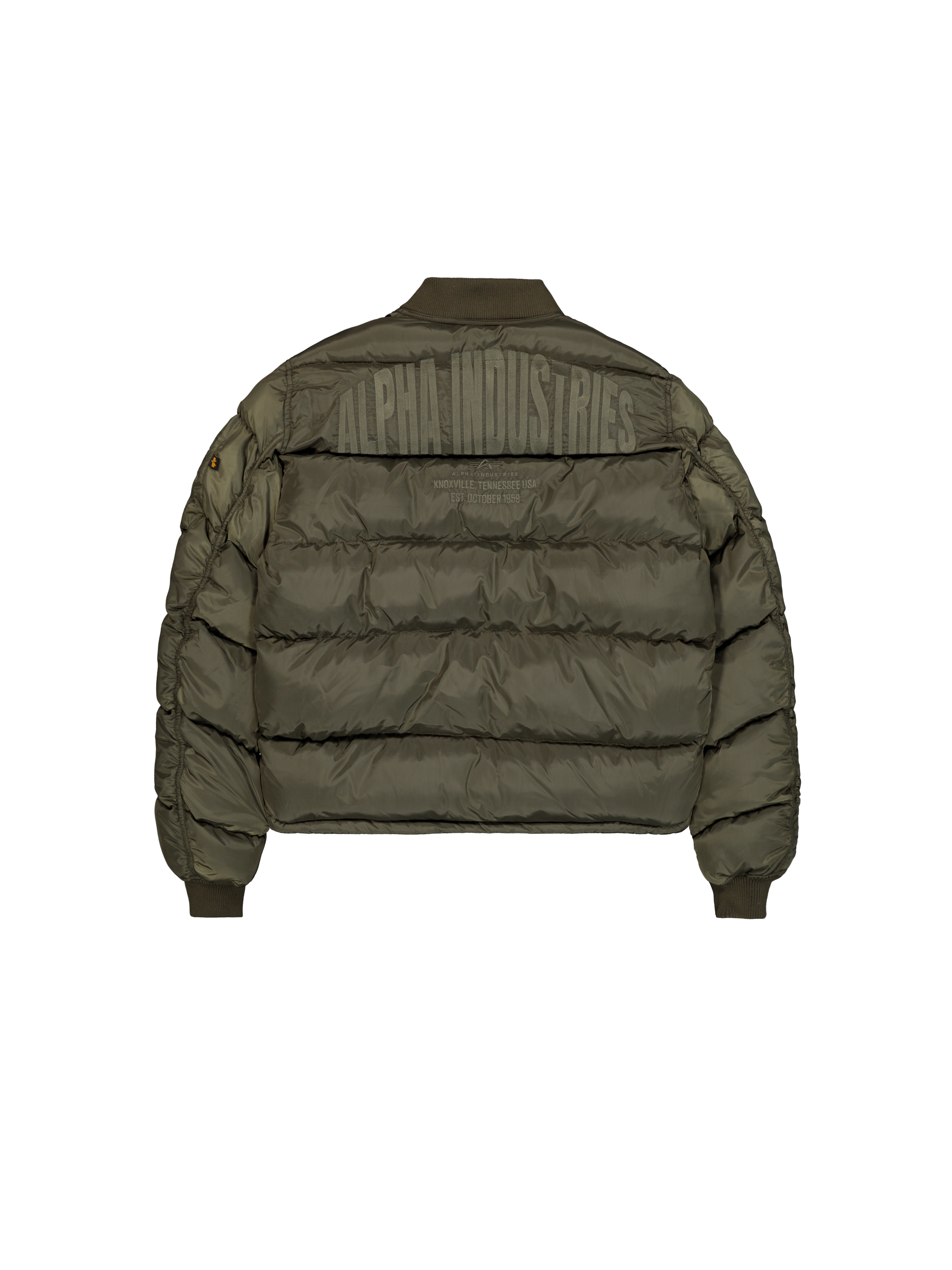 MA-1 Puffer Back Embroidery Logo Winter Jacket dark olive 268137_142_1_flatlay_00002_205656