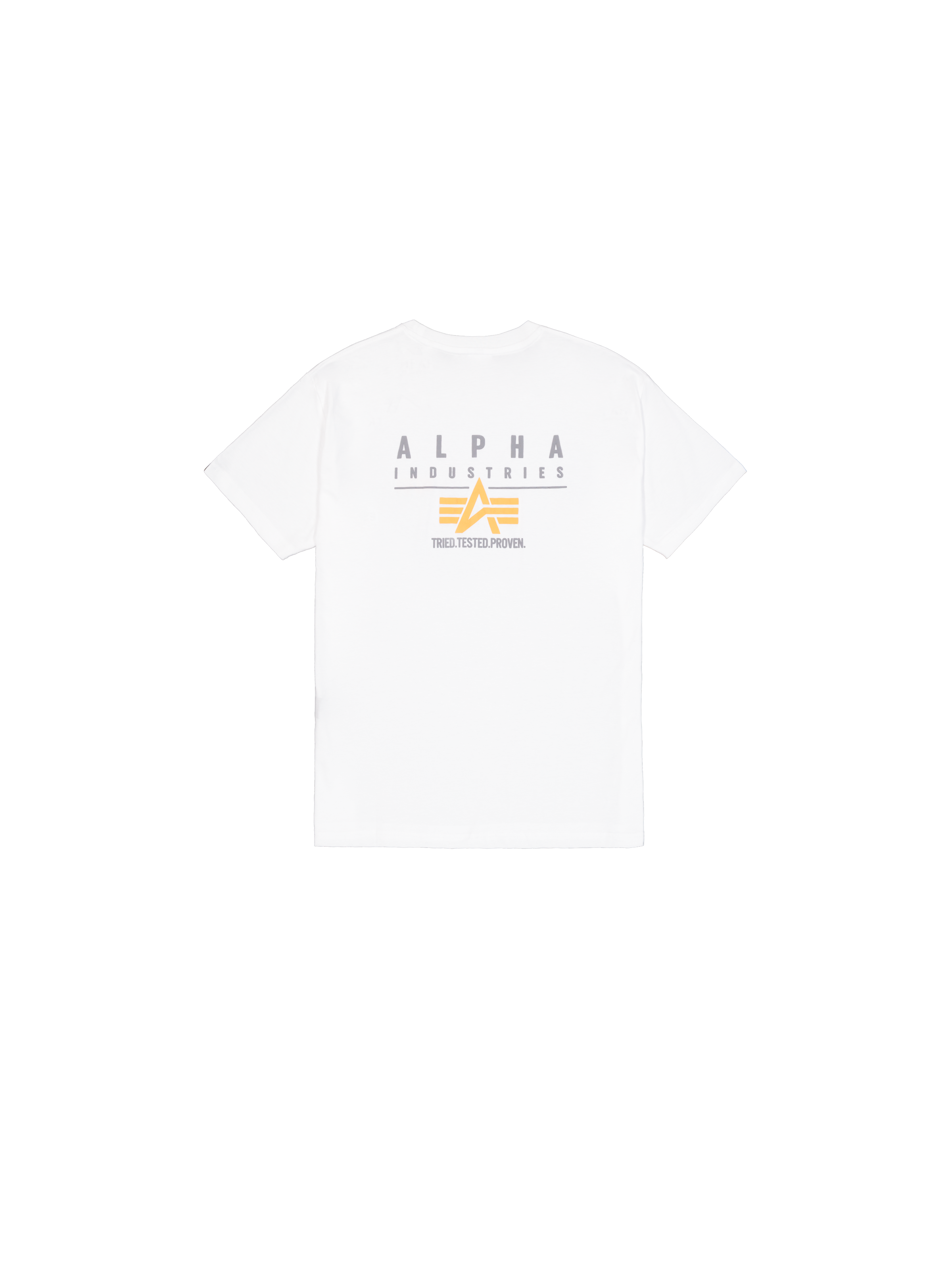 Puff Print Logo Backprint T-Shirt white 148521_09_1_flatlay_00002_160263