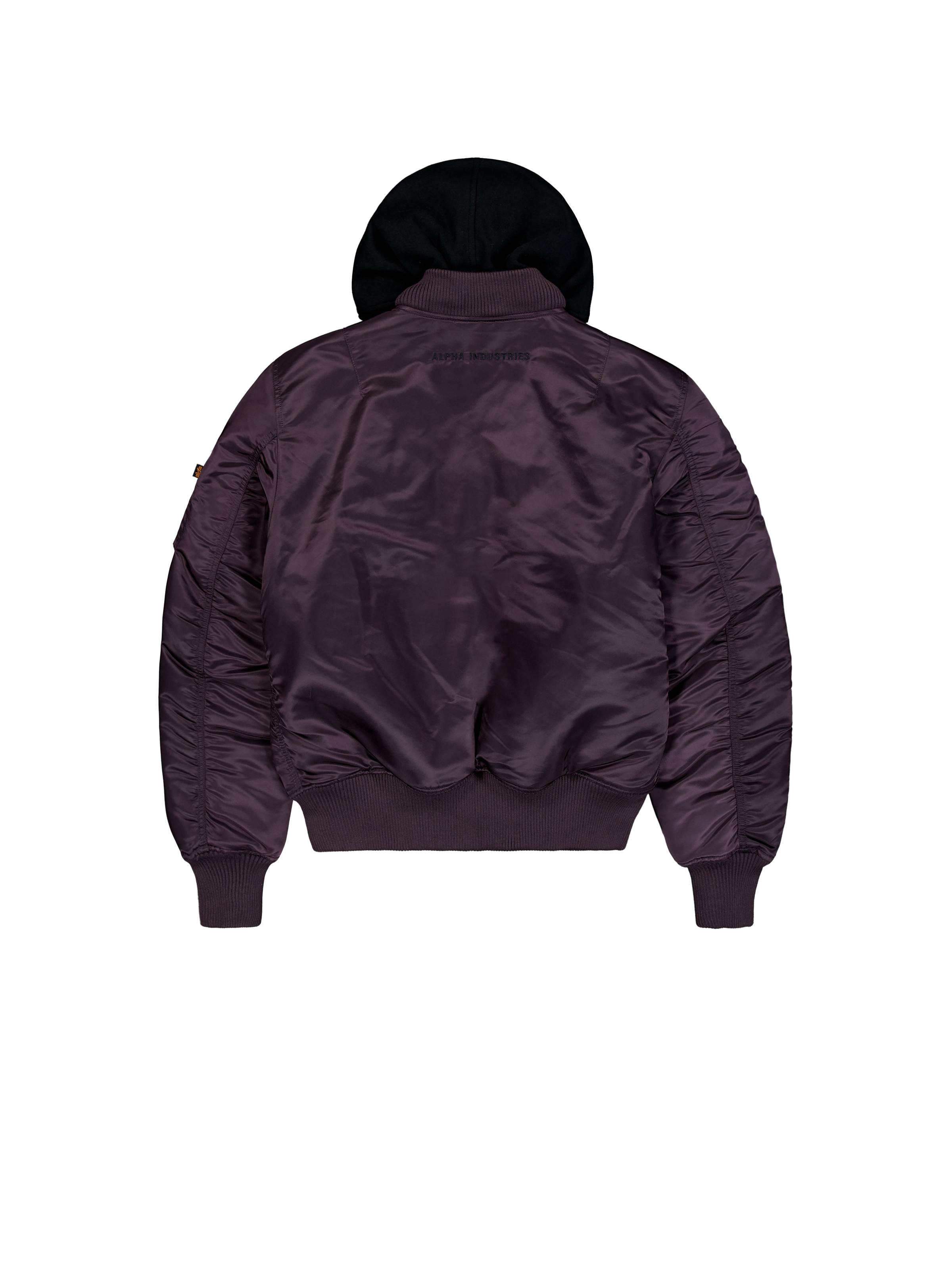 MA-1 D-Tec Sleeve Embroidery Bomber Jacket Plum 133104_719_1_flatlay_00002_97678