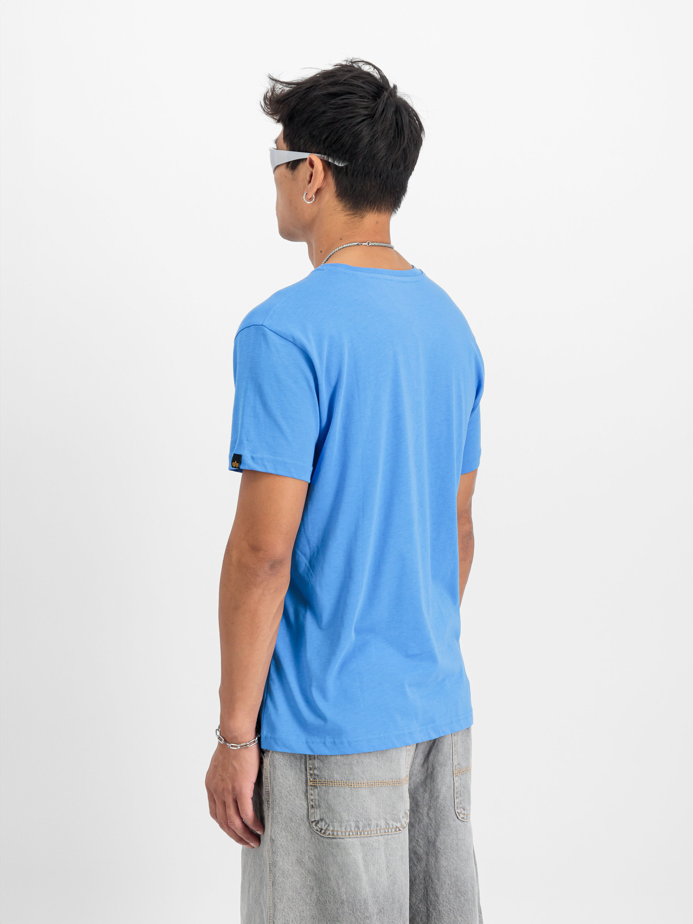 Basic Small Logo T-Shirt mediteranian blue 188505_737_2_model_00004_118757