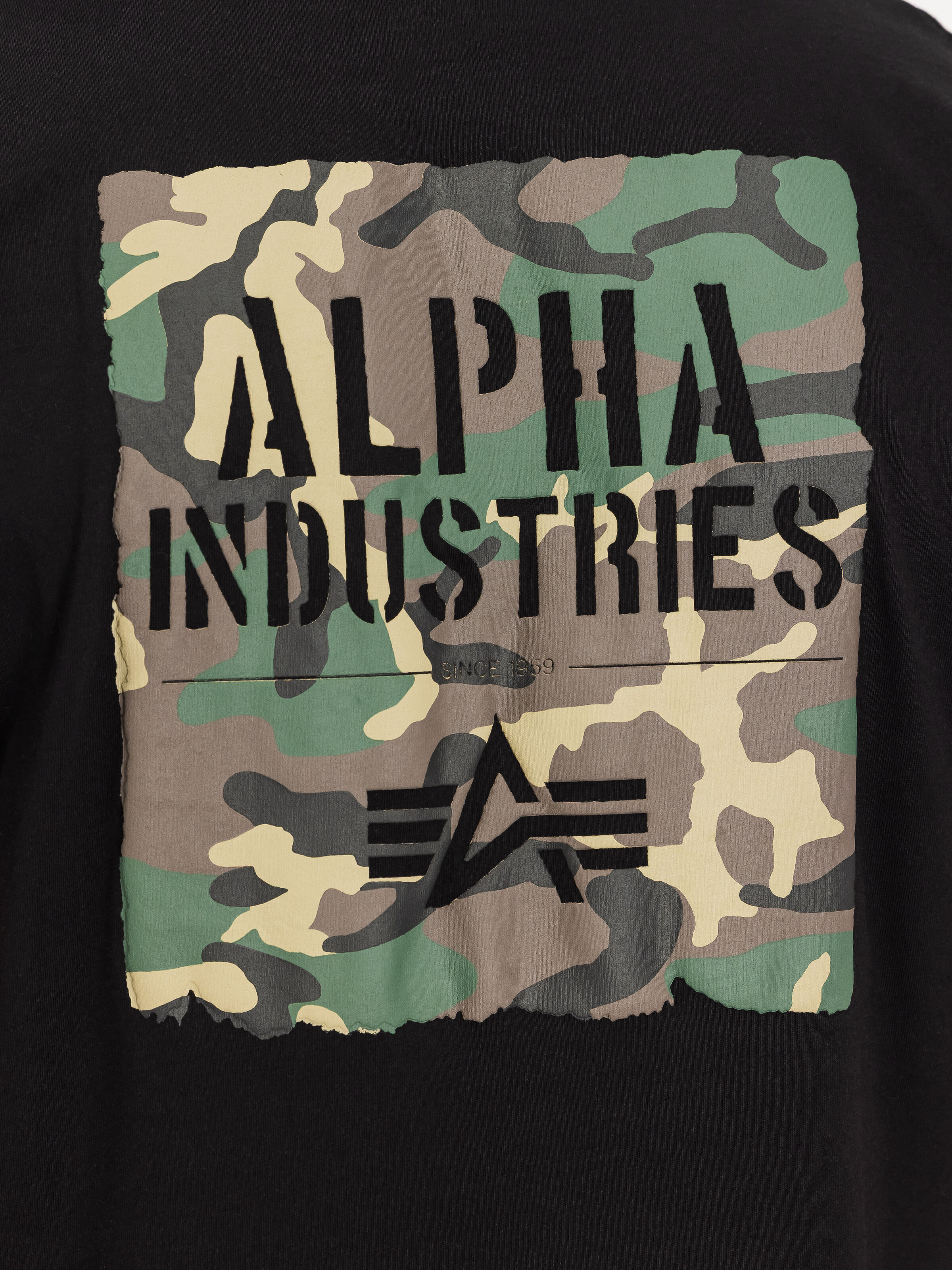 Camo Print T-Shirt black 266523_03_3_detail_00002_215329