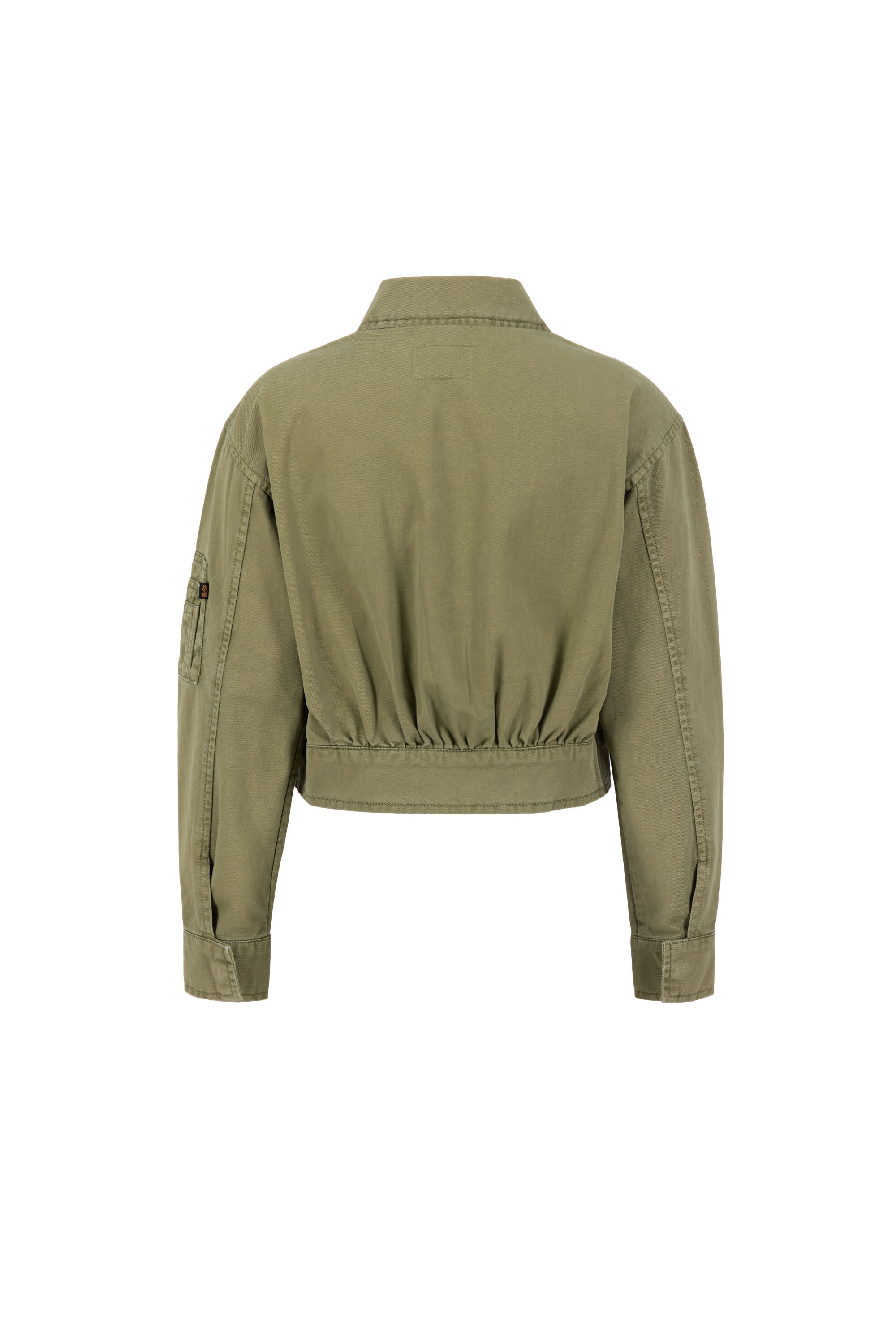 Deck Cropped Bomber Jacket Women olive 136017_11_02_123569