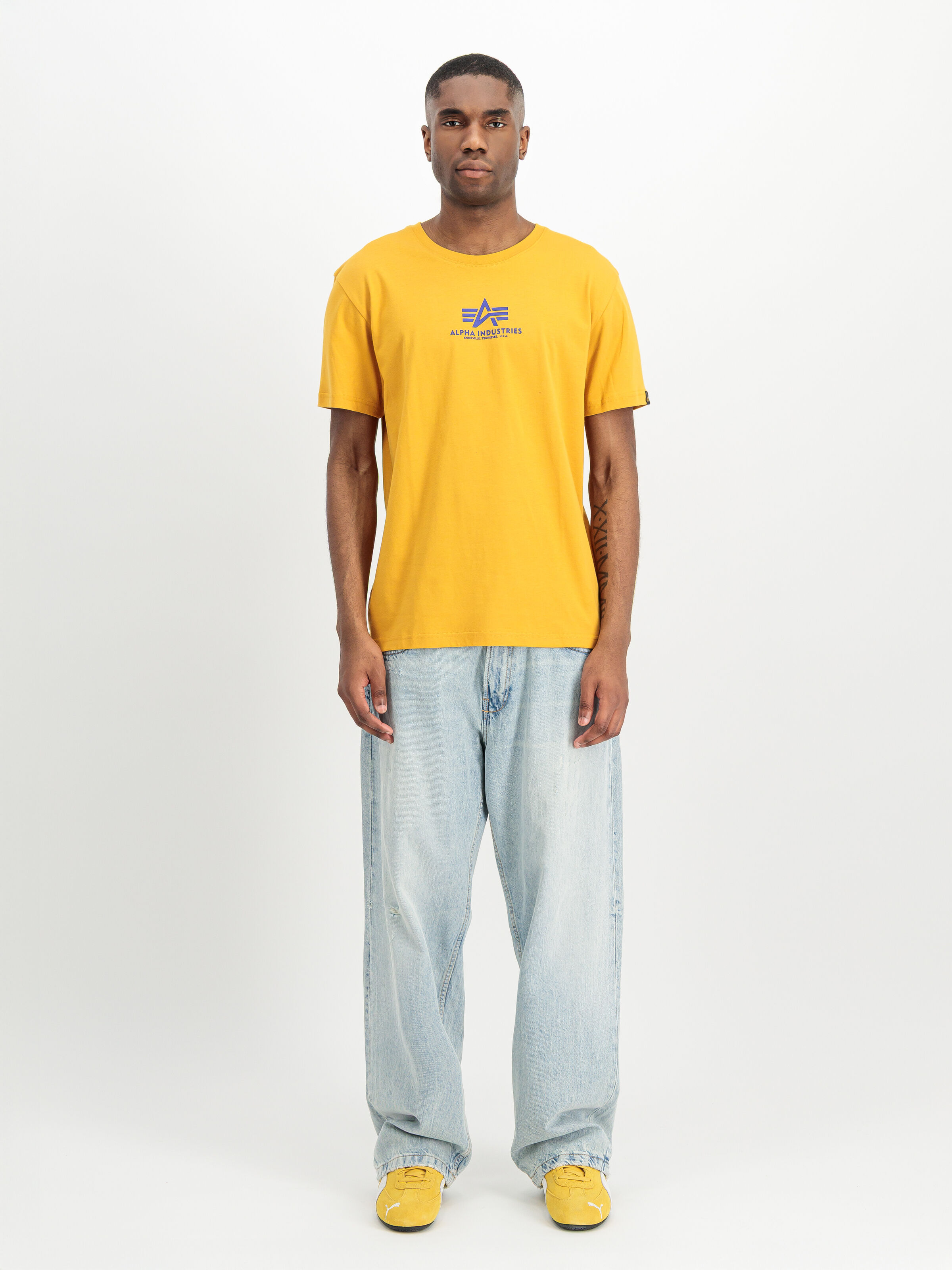Basic Mid Logo T-Shirt wheat 118533_441_2_model_00001_226538