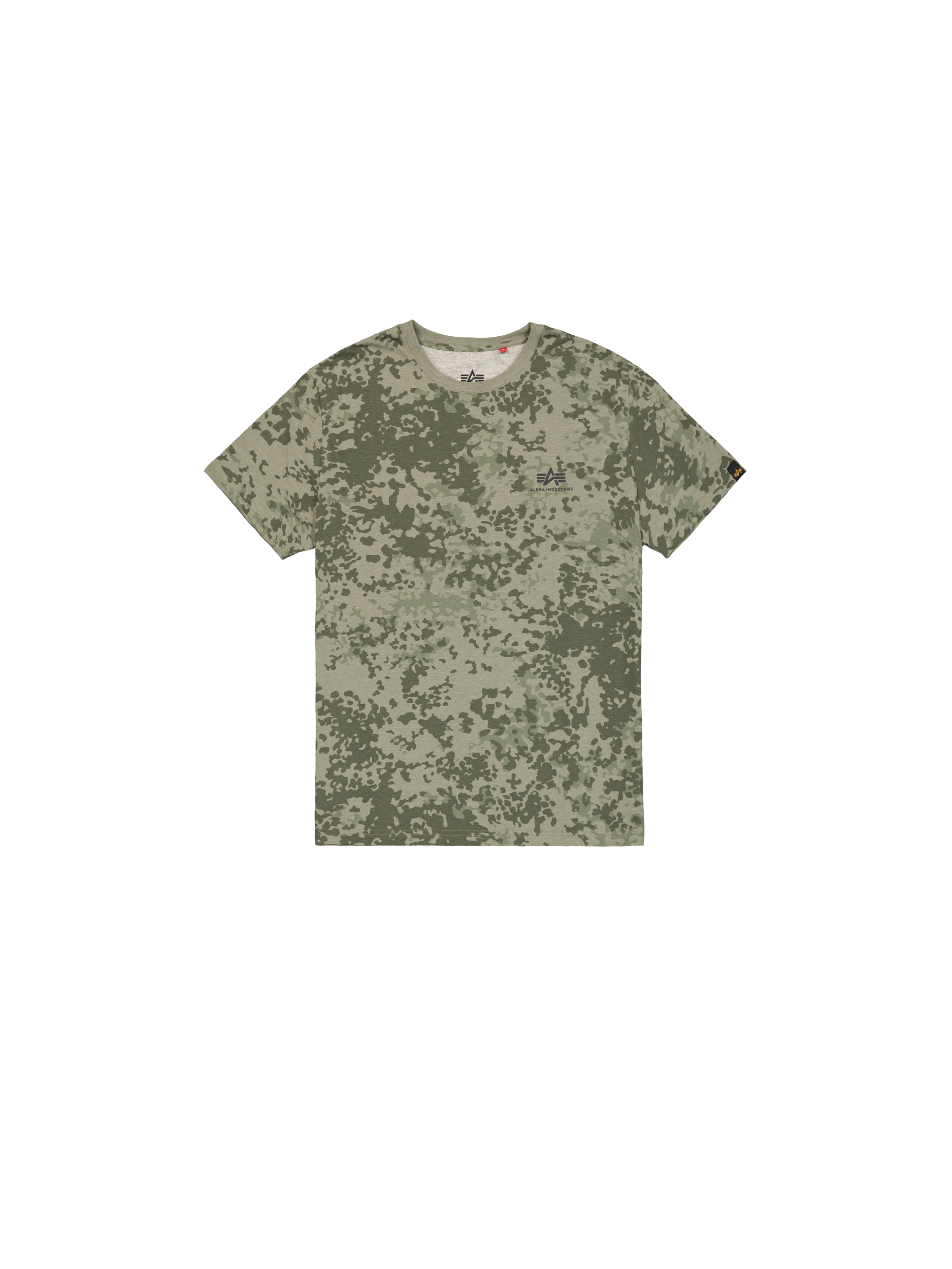 Basic Small Logo Camo T-Shirt M48 forest camo 188505C_905_1_flatlay_00001_204027.png