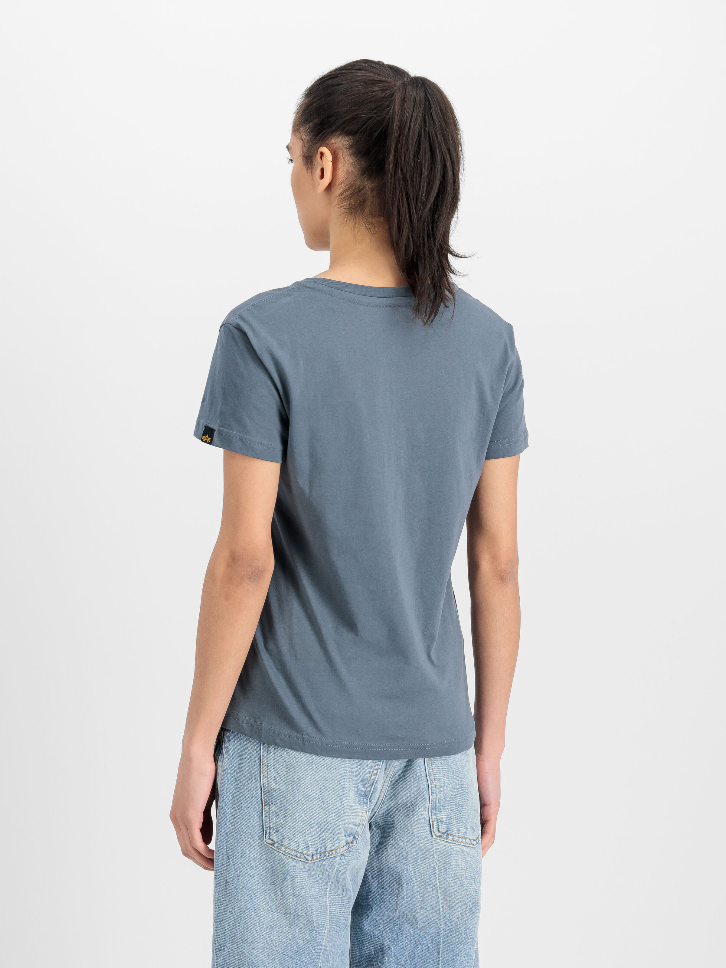 New Basic Big Logo T-Shirt Women denim blue 196051_439_2_model_00003_166976