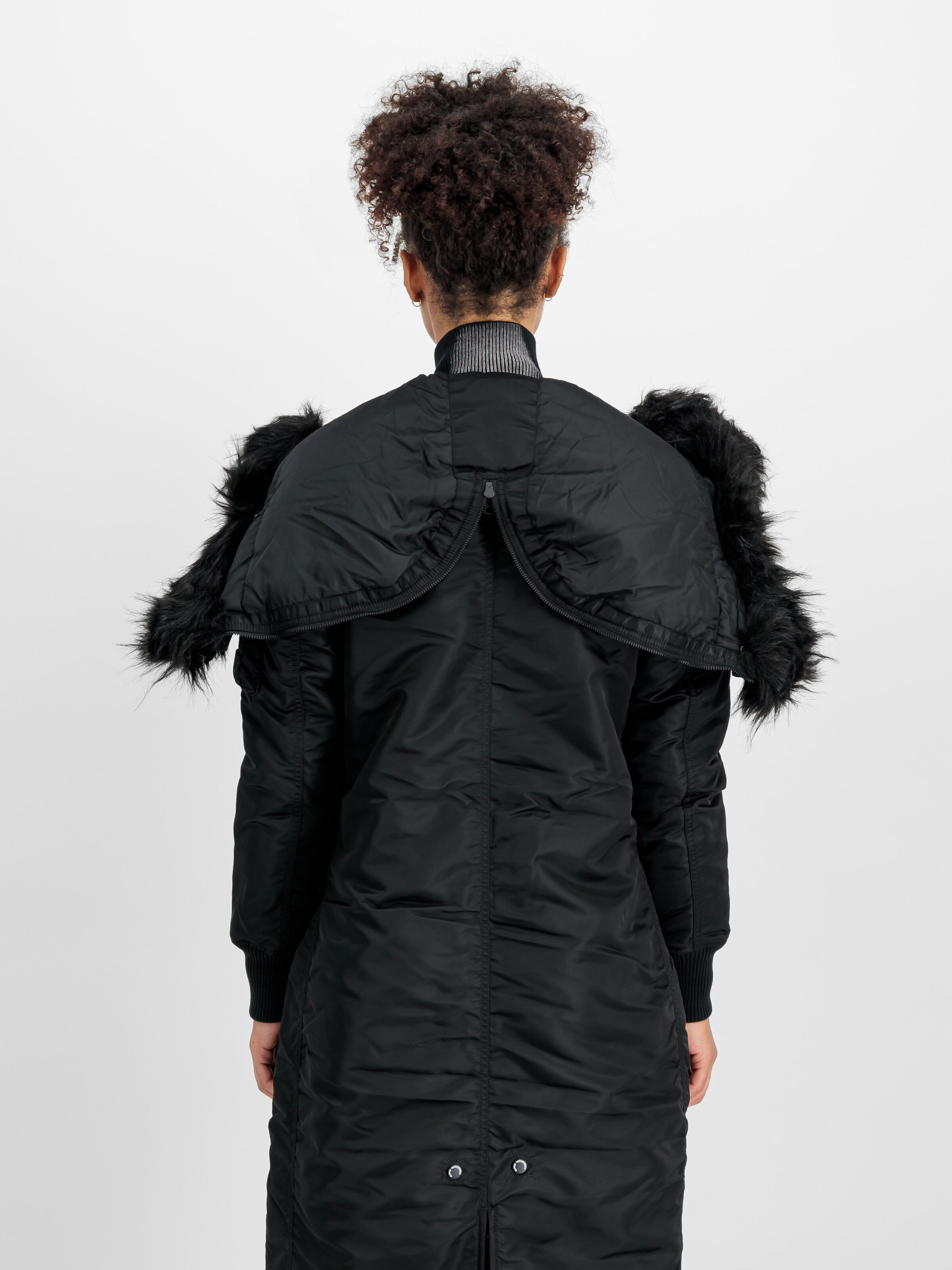 Long Fishtail Field Jacket Women black 198013_03_3_detail_00001_111561