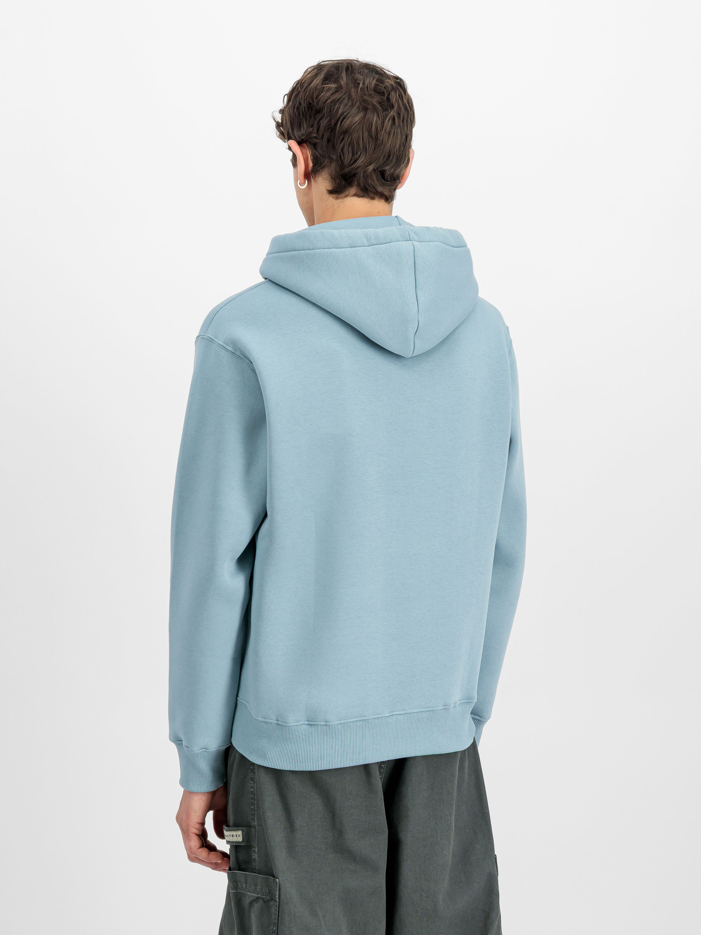 Basic Big Logo Hoodie greyblue 178312_134_2_model_00003_189670