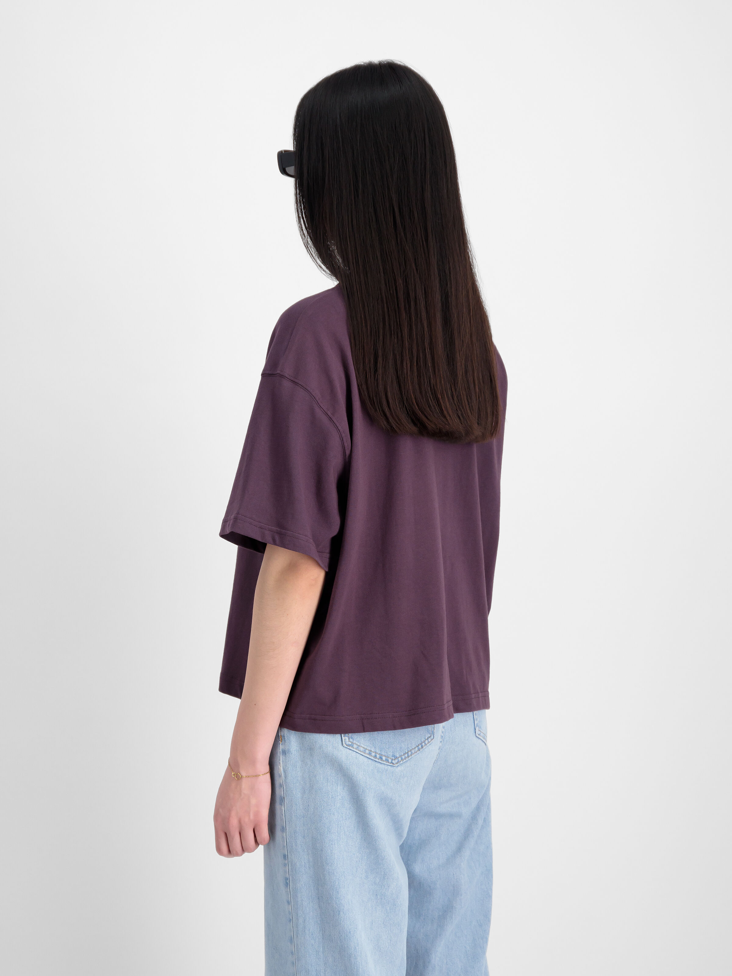 Logo T-Shirt Women Plum 148065_719_2_model_00004_99250