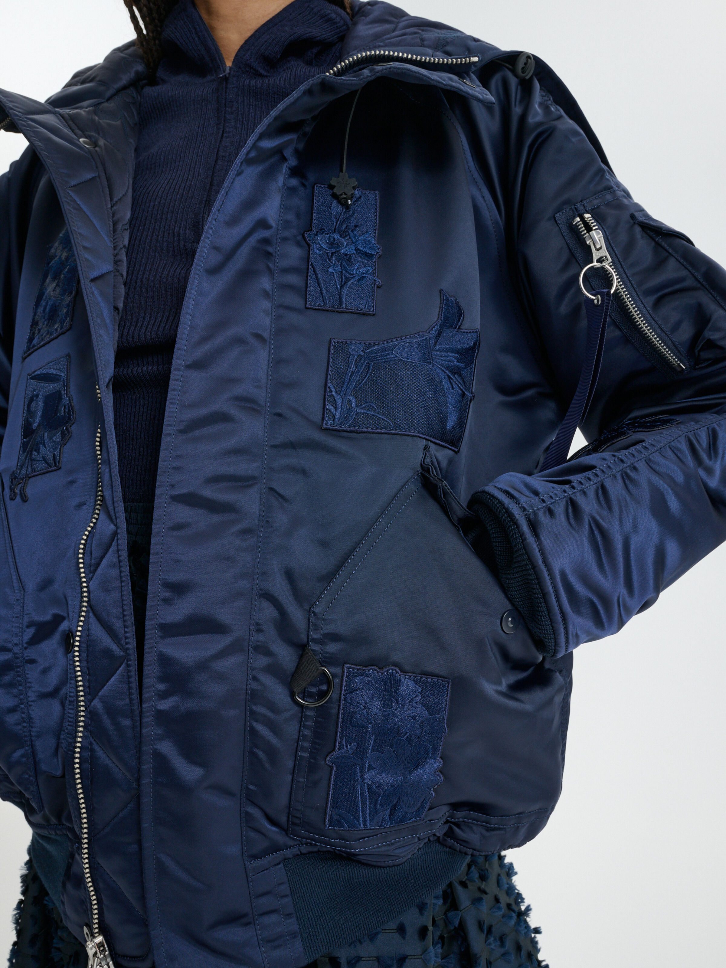 ALPHA x CECILIE BAHNSEN N-2B Patch CR Winter Jacket ultra navy 766021_697_3_detail_00001_215764