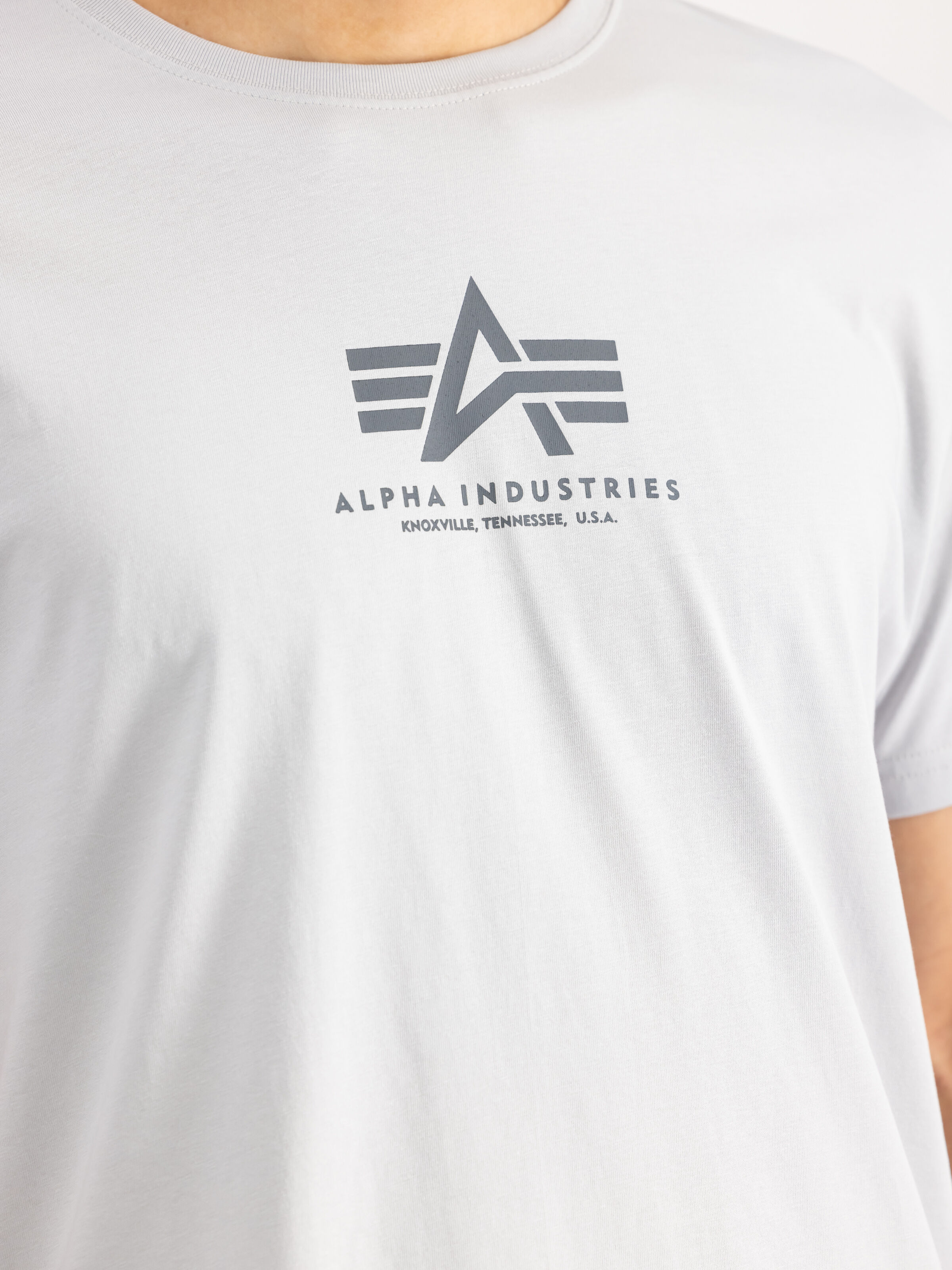 Basic Mid Logo T-Shirt pastel grey 118533_666_3_detail_00001_111691