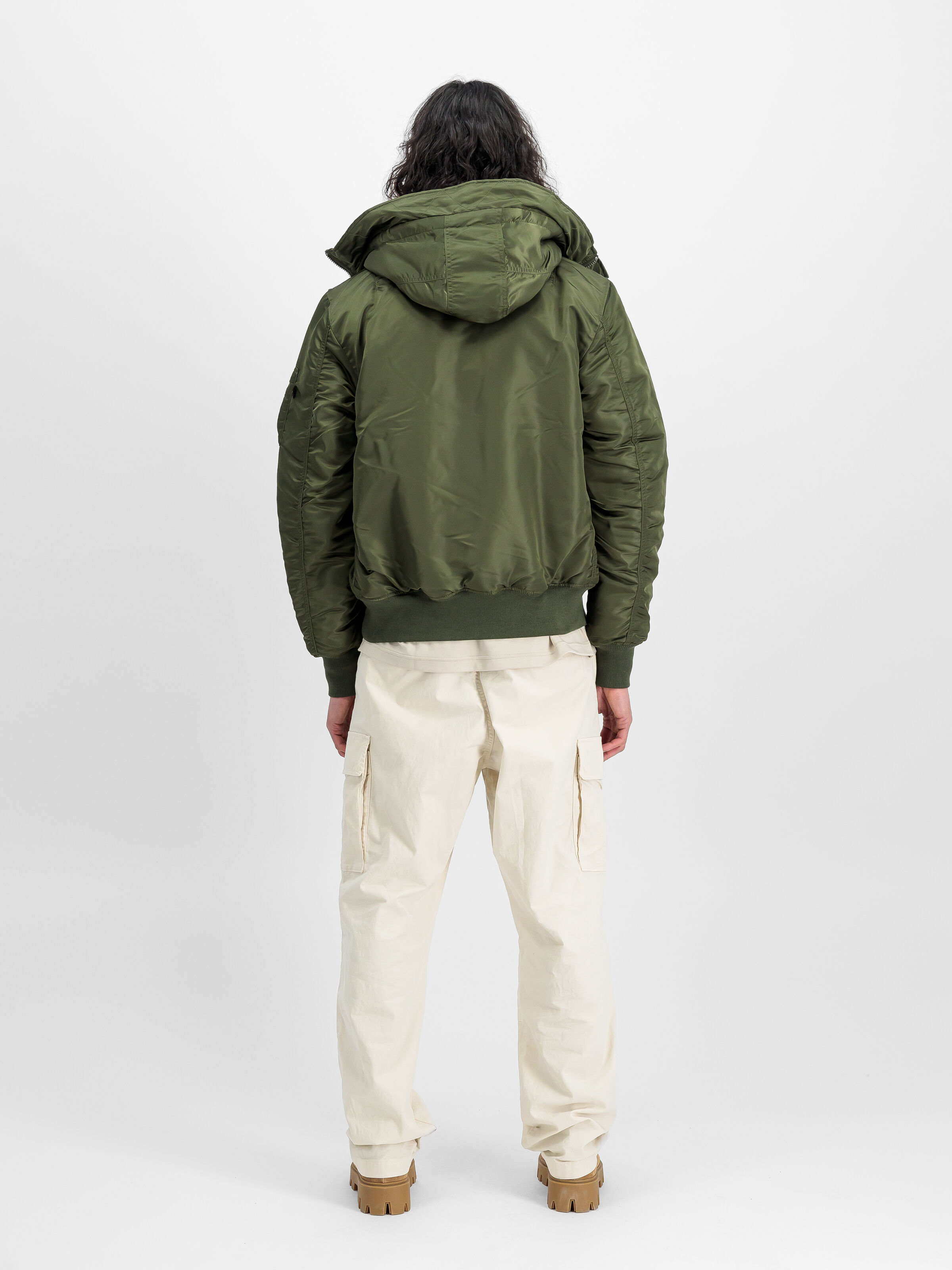 MA-1 Hooded Bomber Jacket dark green 158104_257_2_model_00002_128850