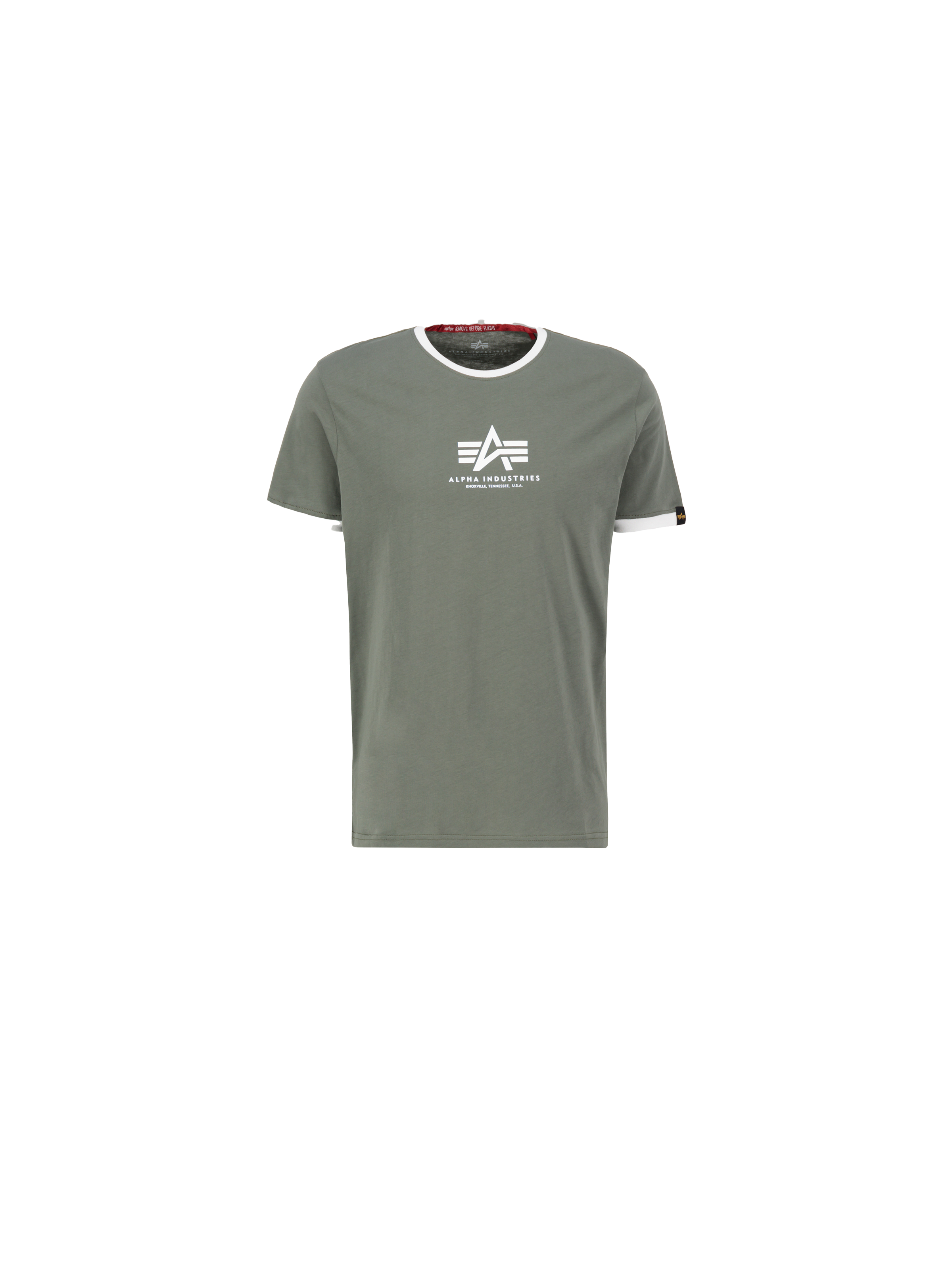 Basic Contrast Mid Logo T-Shirt dark olive 106501_142_001_194085.png
