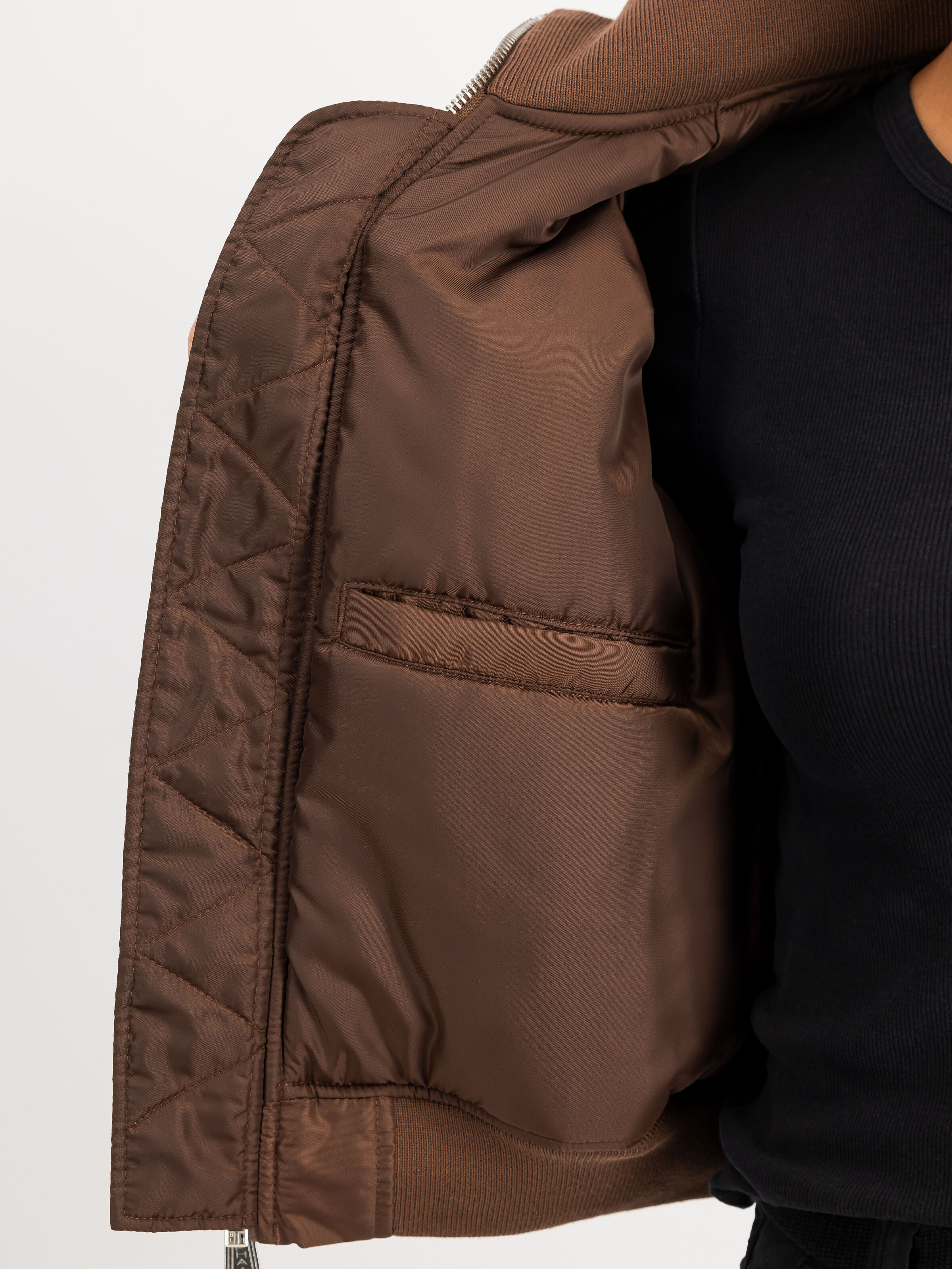 MA-1 Cropped Bomber Jacket Women powder brown 258010_204_3_detail_00001_229761