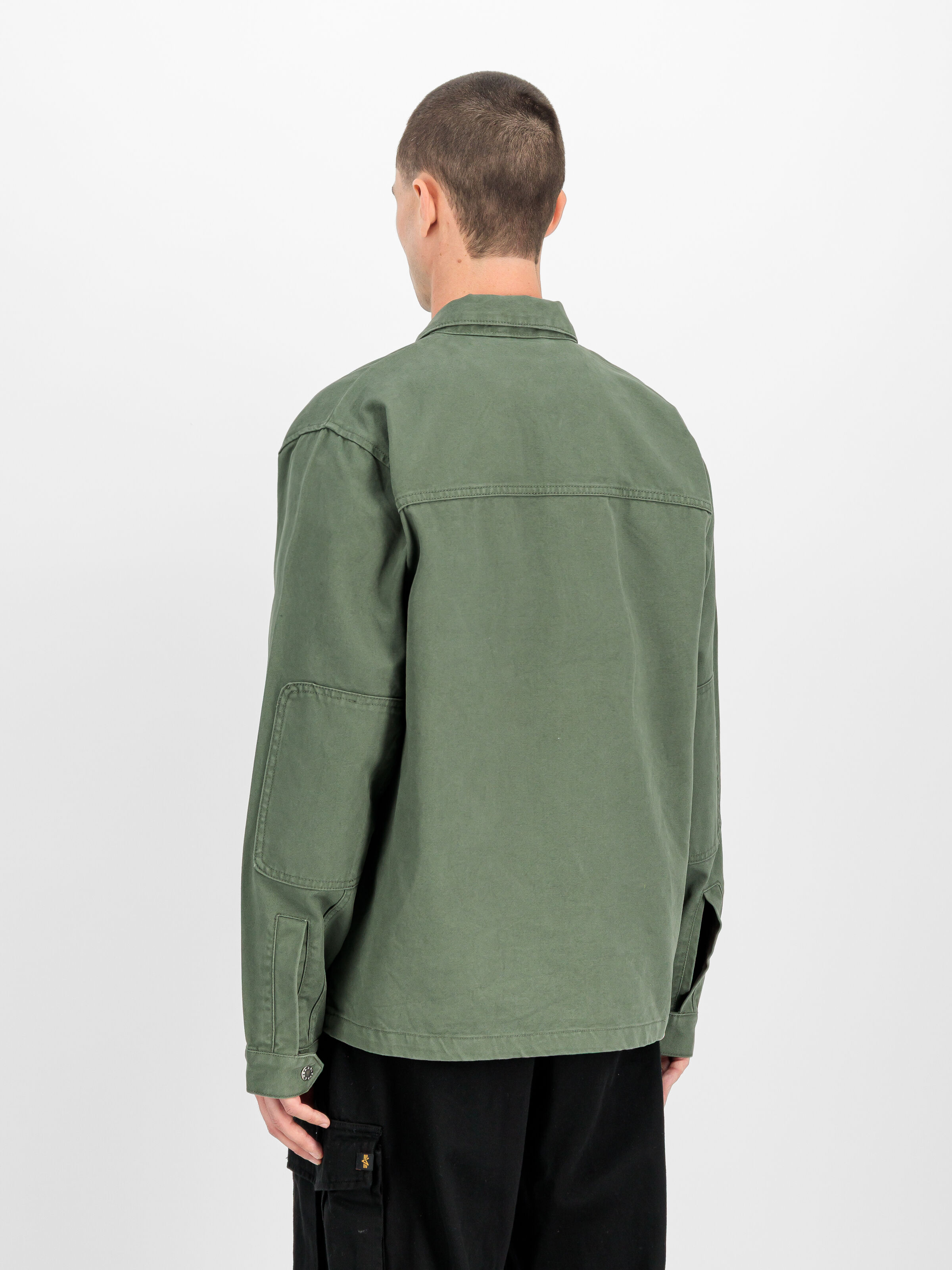 Canvas Overshirt vintage green 268144_432_2_model_00003_246044