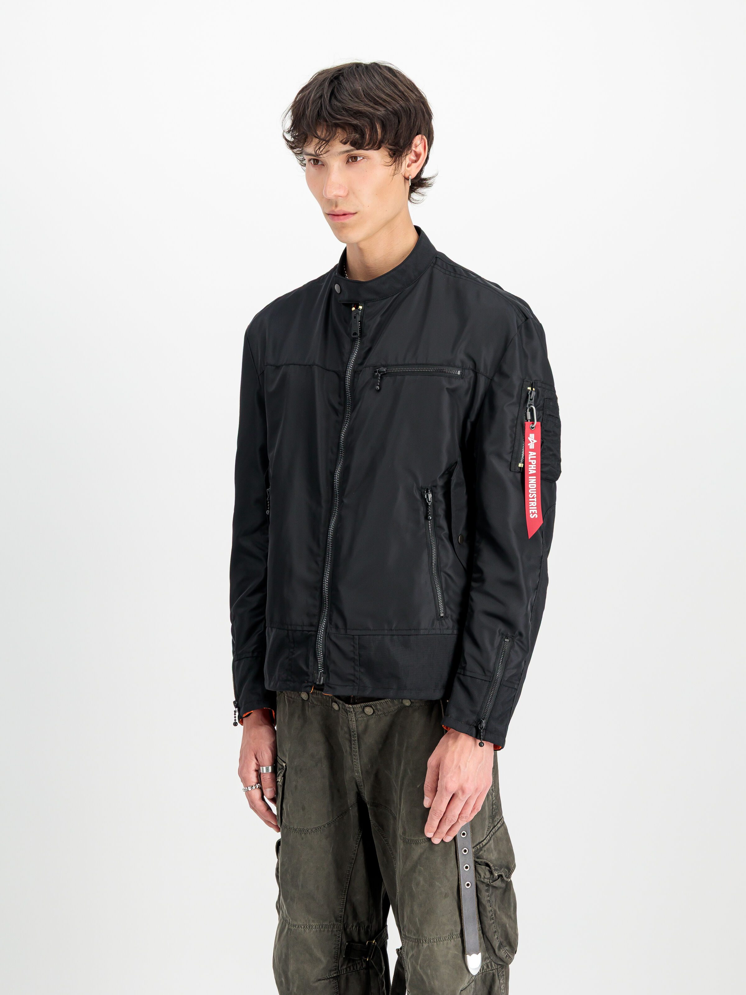 ALPHA X EYE JUNYA WATANABE BIKER JACKET black 258161_03_2_model_00002_165716