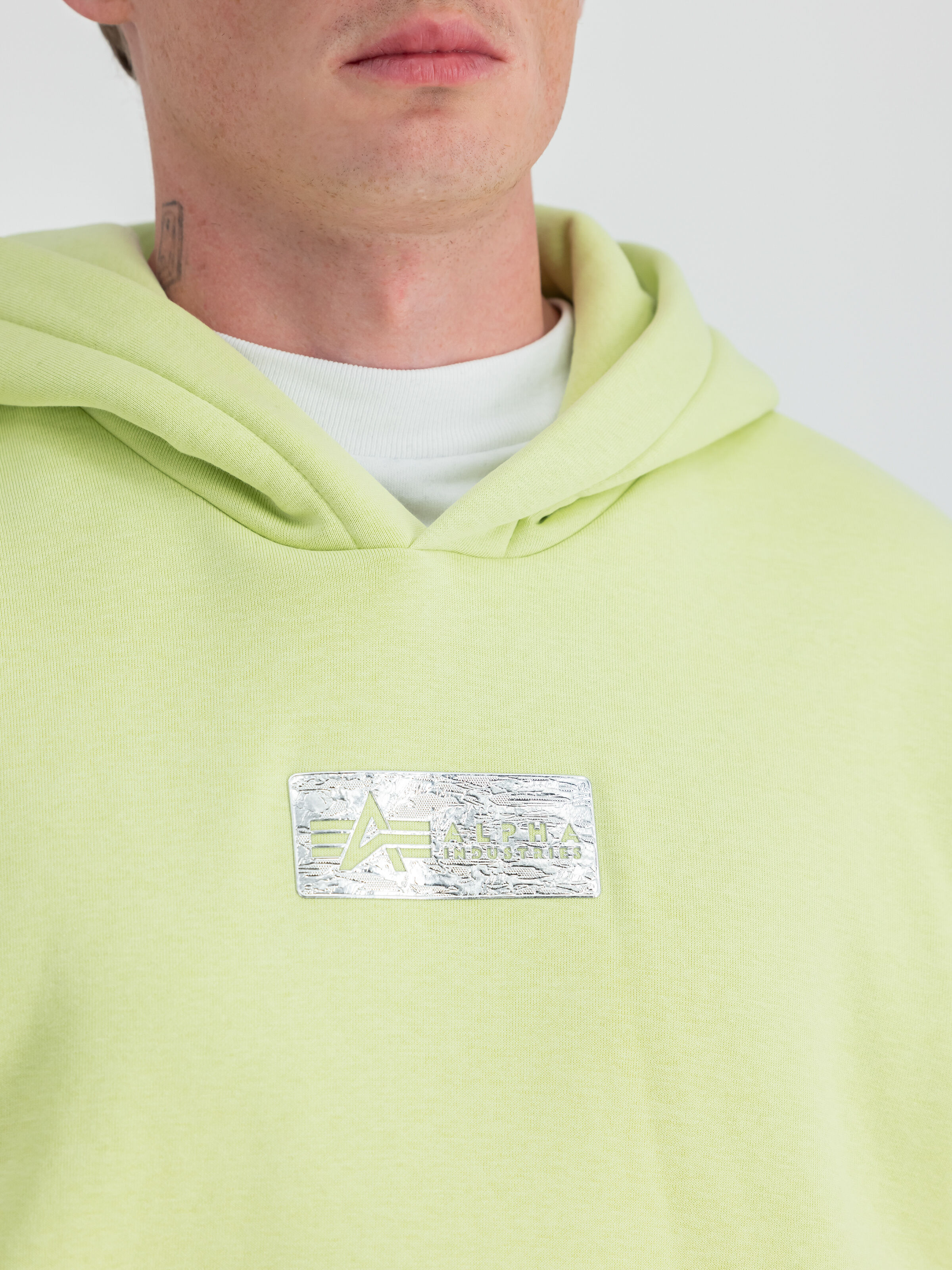 Metal Plate Hoodie Arctic Lime 148339_722_3_detail_00001_98479