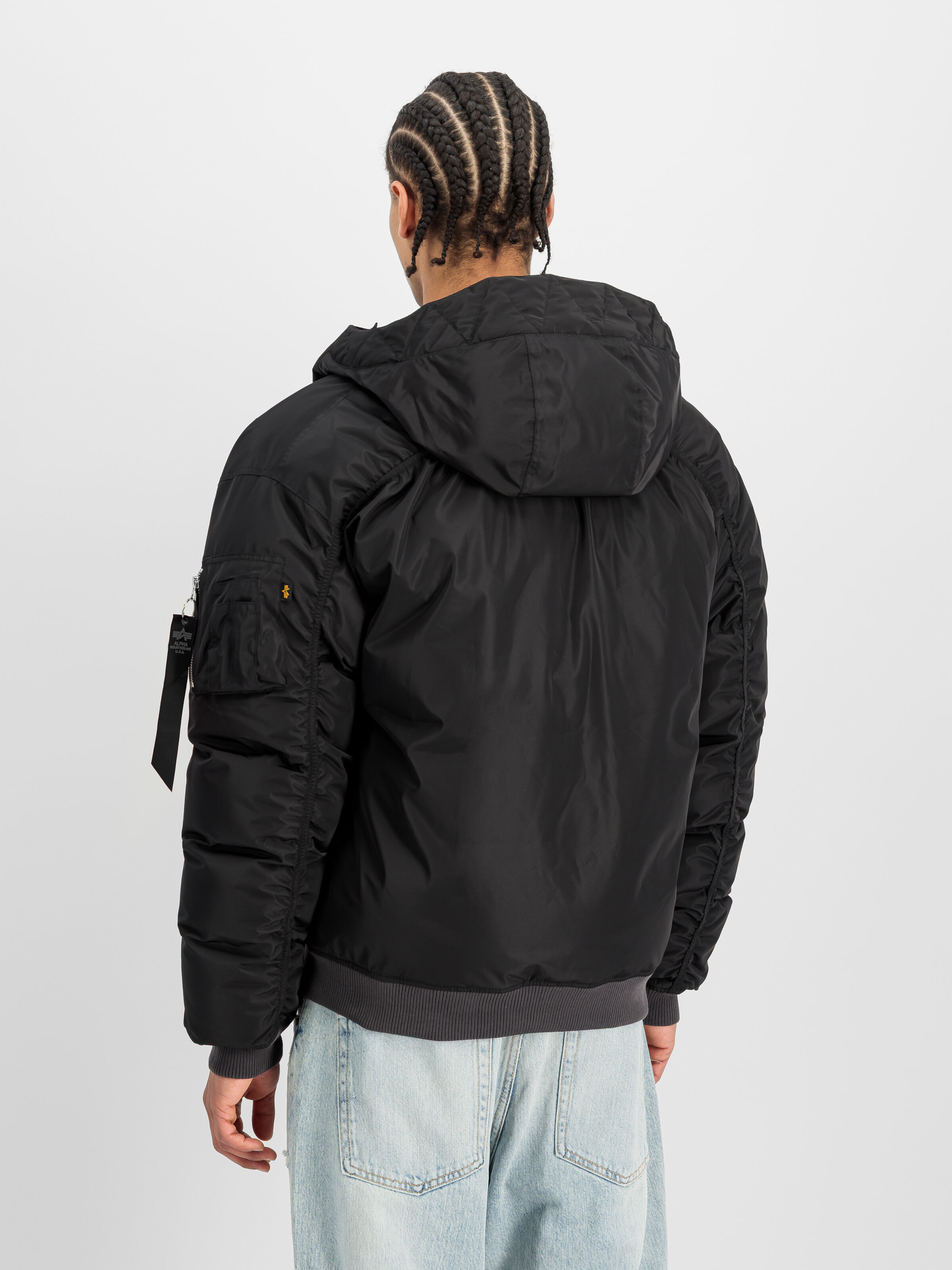 MA-1 Taffeta Bomber Jacket black 268116_03_2_model_00003_243552
