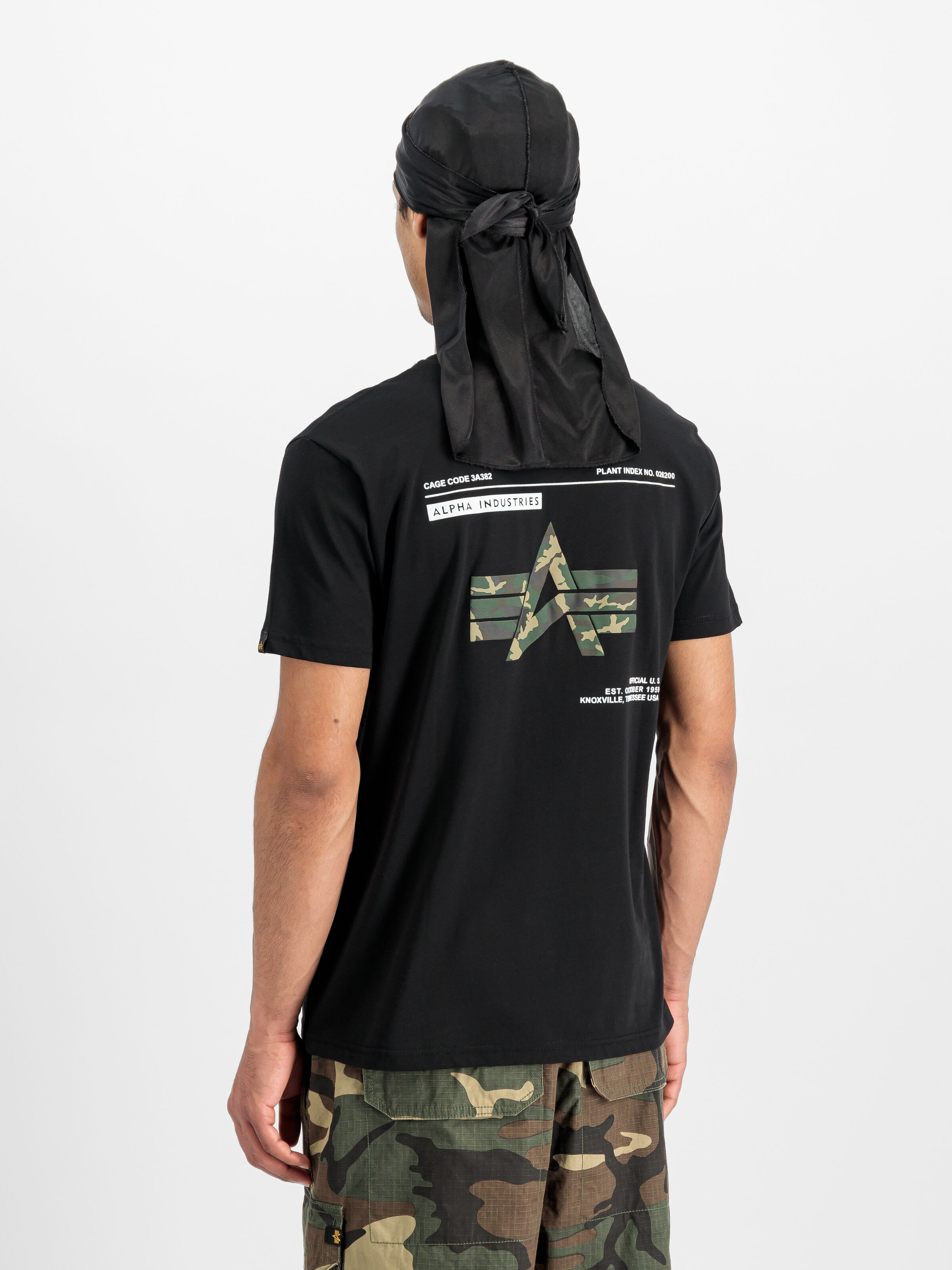 Camo Label Backprint T-Shirt black 258504_03_2_model_00003_163948