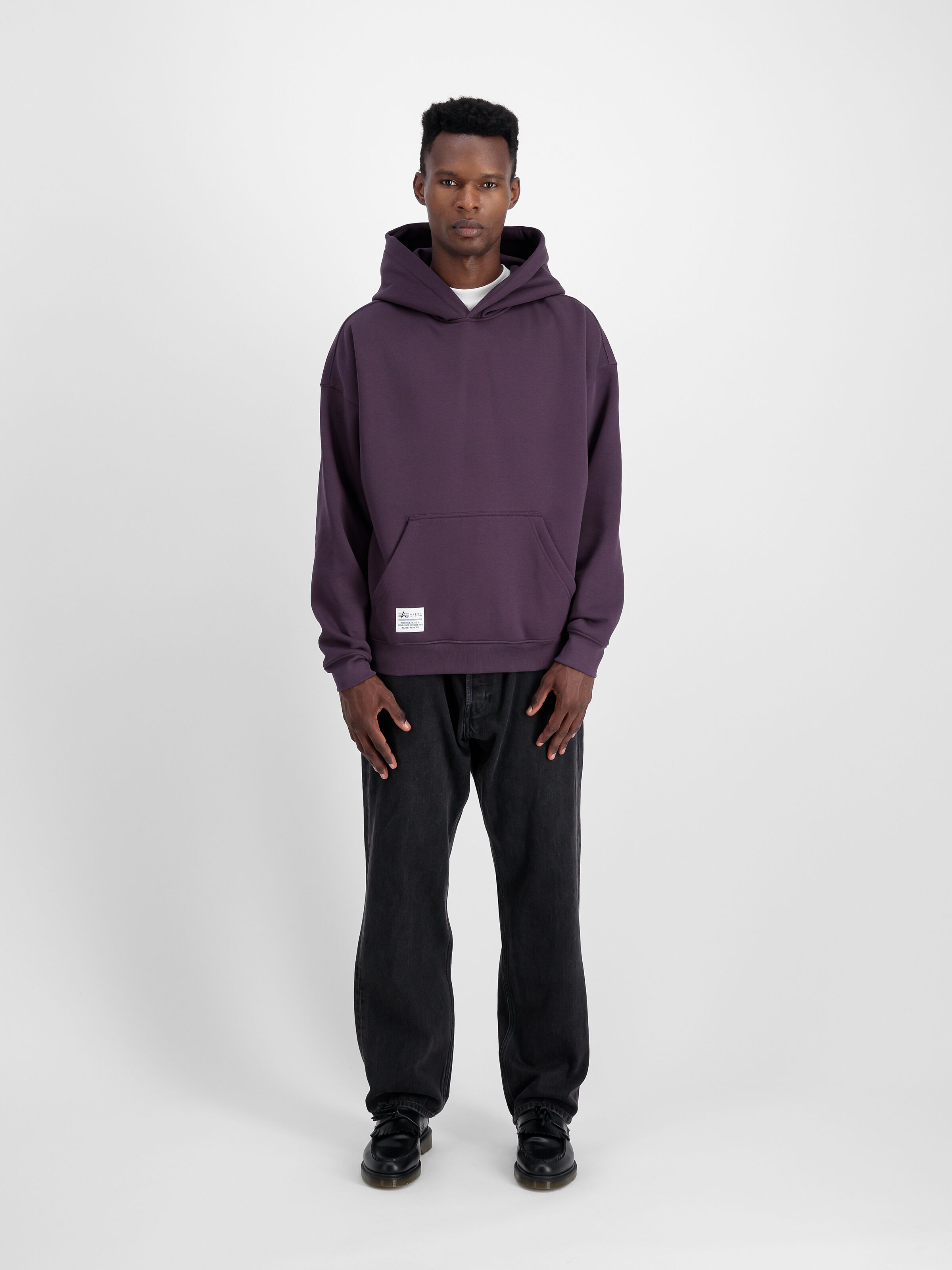 Logo Backprint Hoodie  Plum 146336_719_2_model_00001_99627