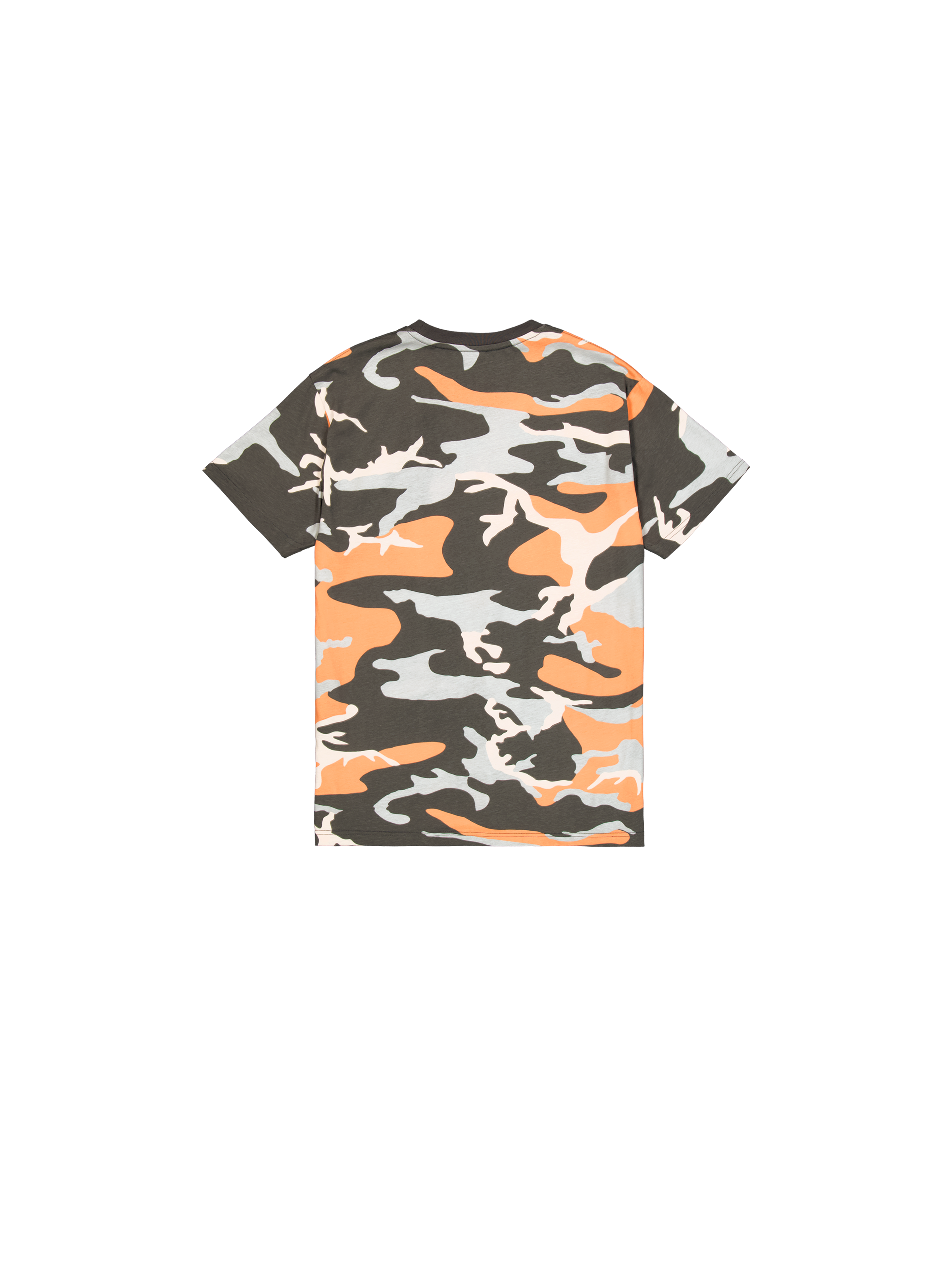 Basic Big Logo Camo PP T-Shirt orange grey camo 100501CPP_731_1_flatlay_00002_223358