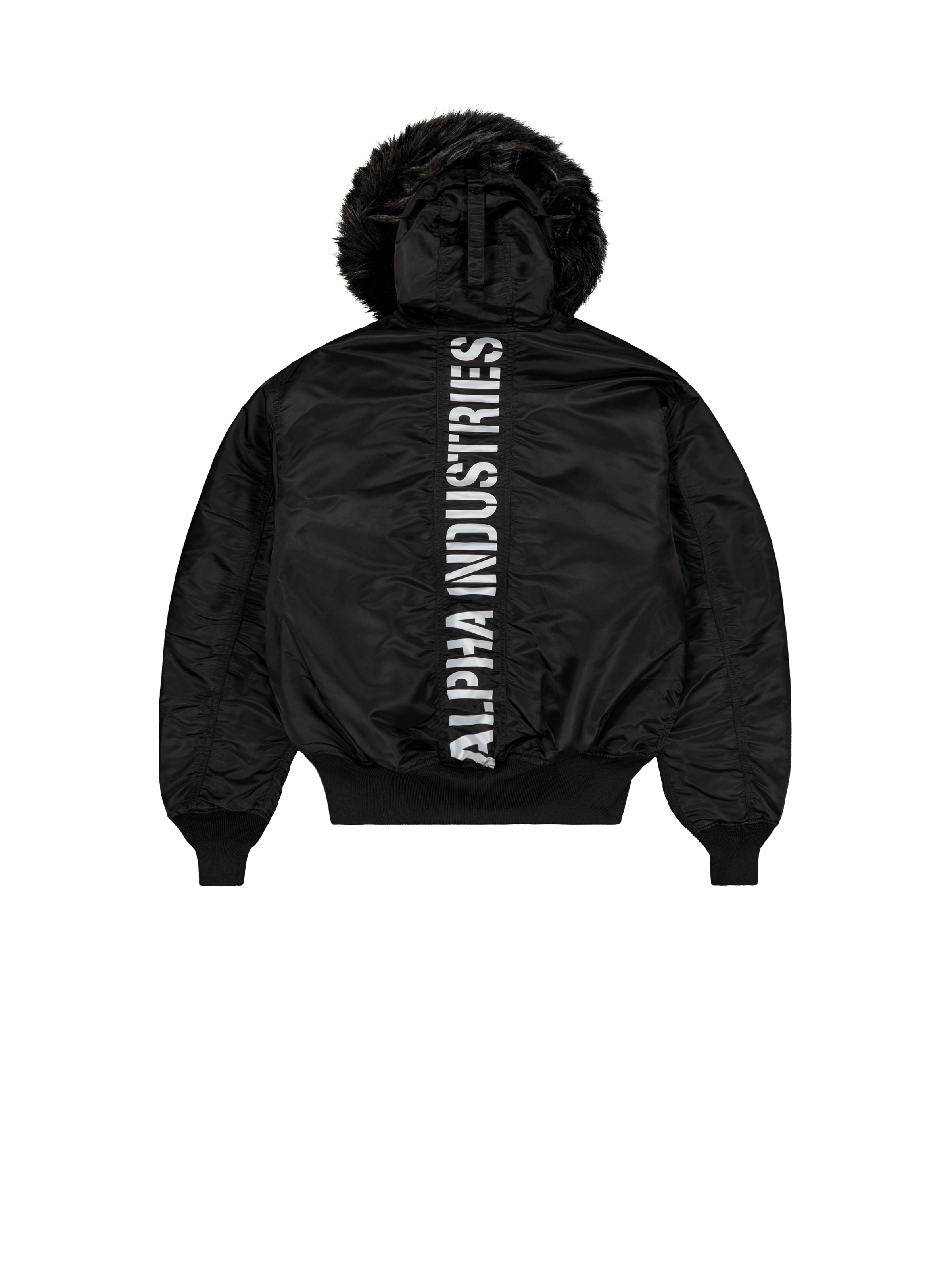 45/P Hooded Custom Bomber Jacket black/black 113145_515_1_flatlay_00002_187918