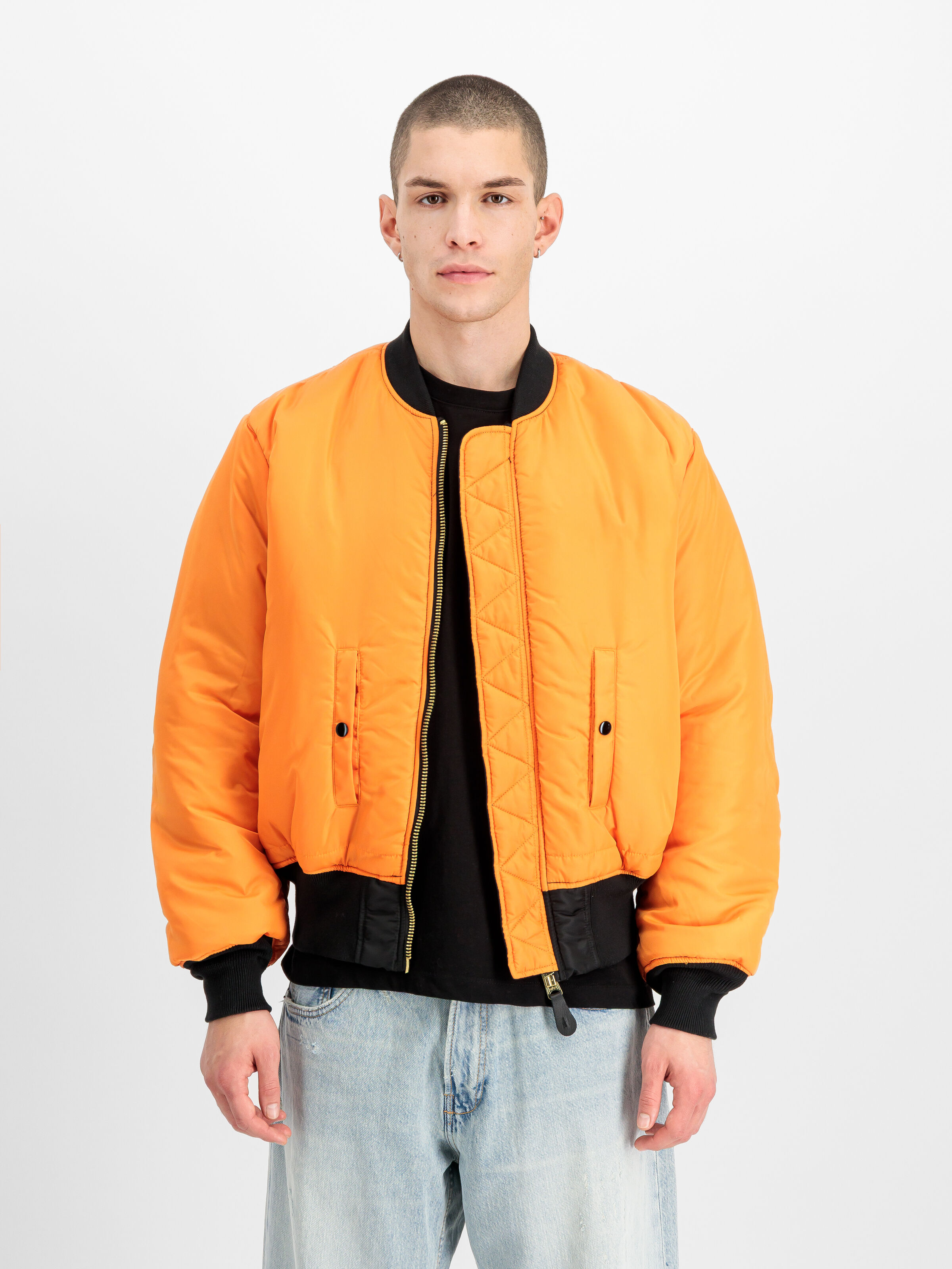 ALPHA x TEILE MA-1 Bomber Jacket black 258166_03_3_detail_00001_201332