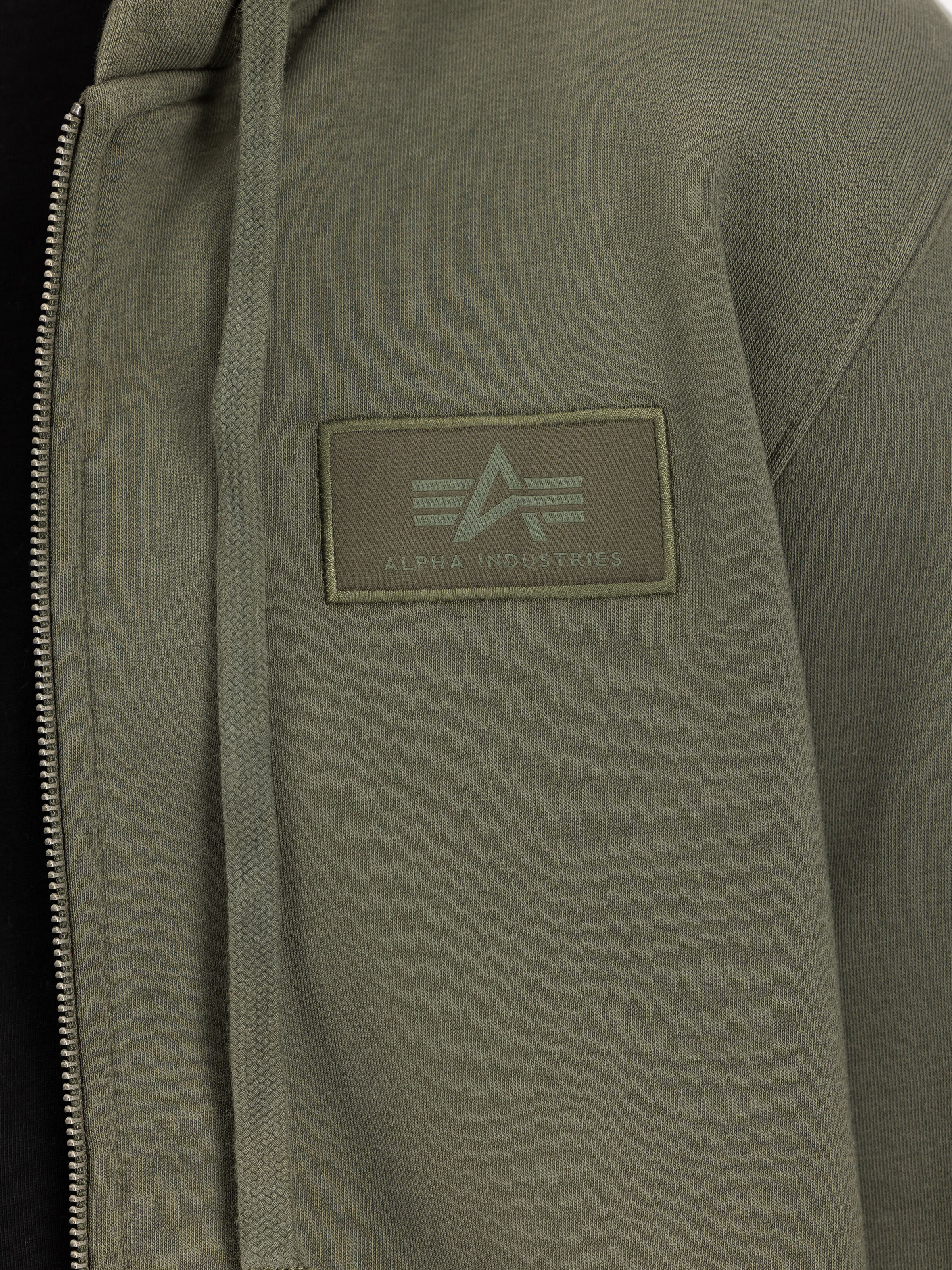 Backprint Zip Hoodie dark olive 128342_142_3_detail_00001_190242