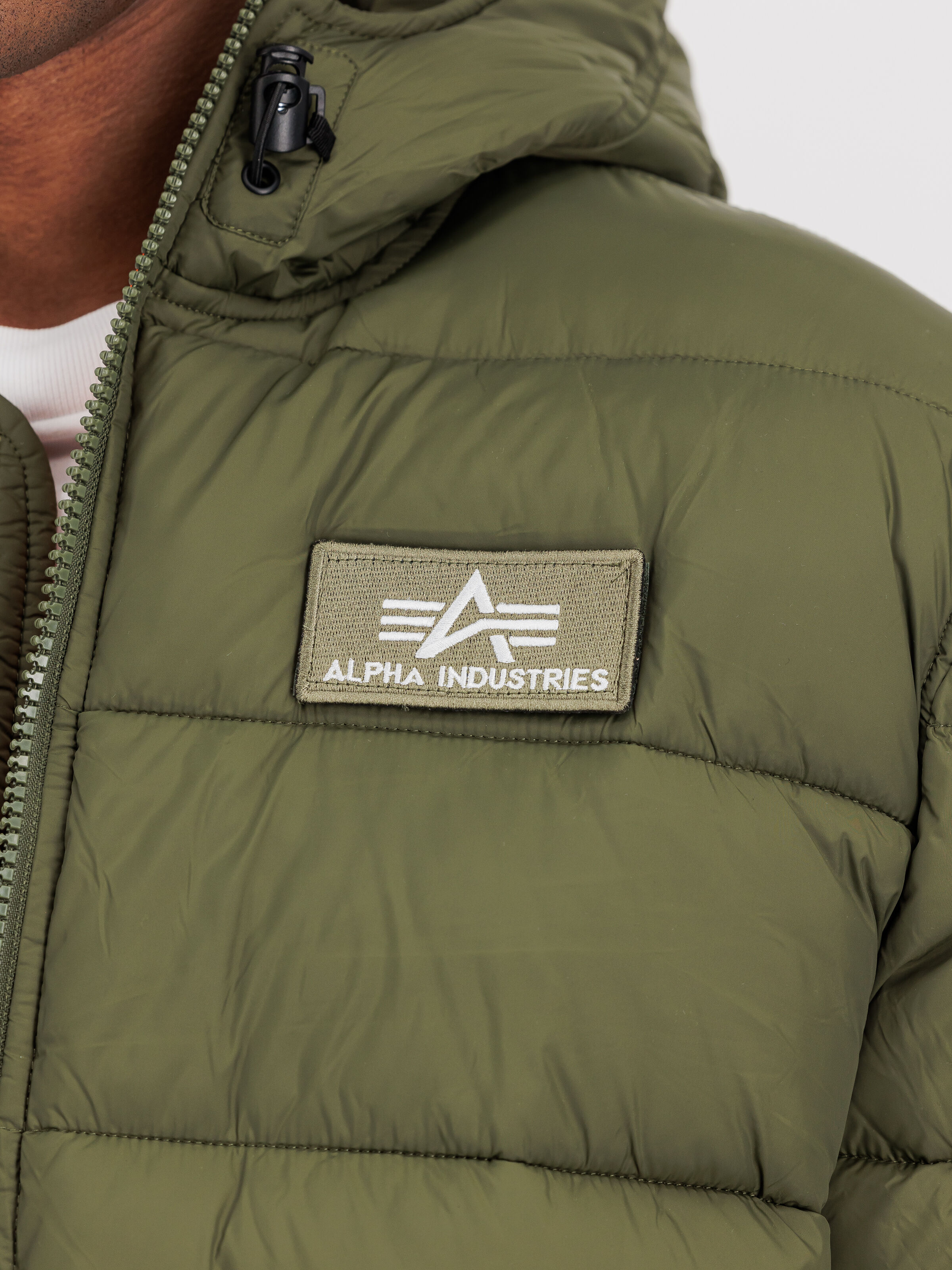 Hooded Puffer Alpha Faux Down Winter Jacket dark green 118113_257_3_detail_00001_130637