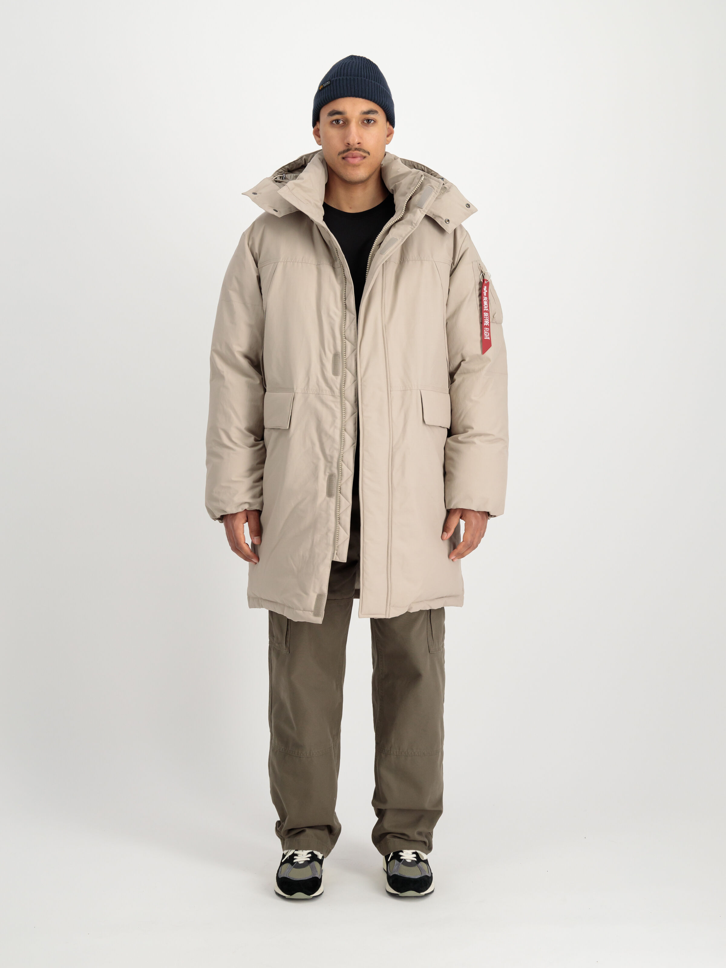 Puffer Parka Winter Jacket vintage sand 148124_679_2_model_00001_98866