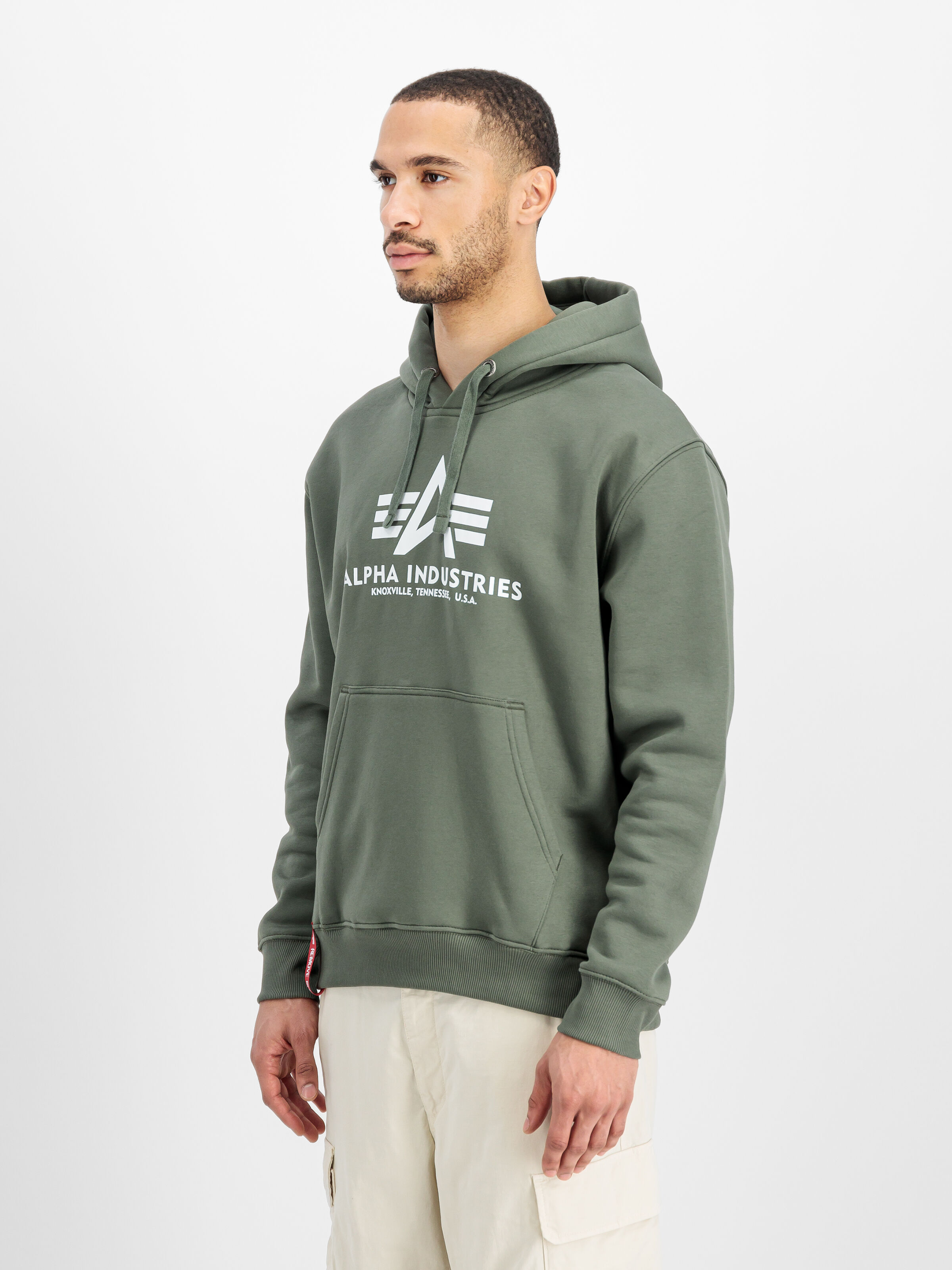 Basic Big Logo Hoodie dark olive 178312_142_2_model_00003_125673