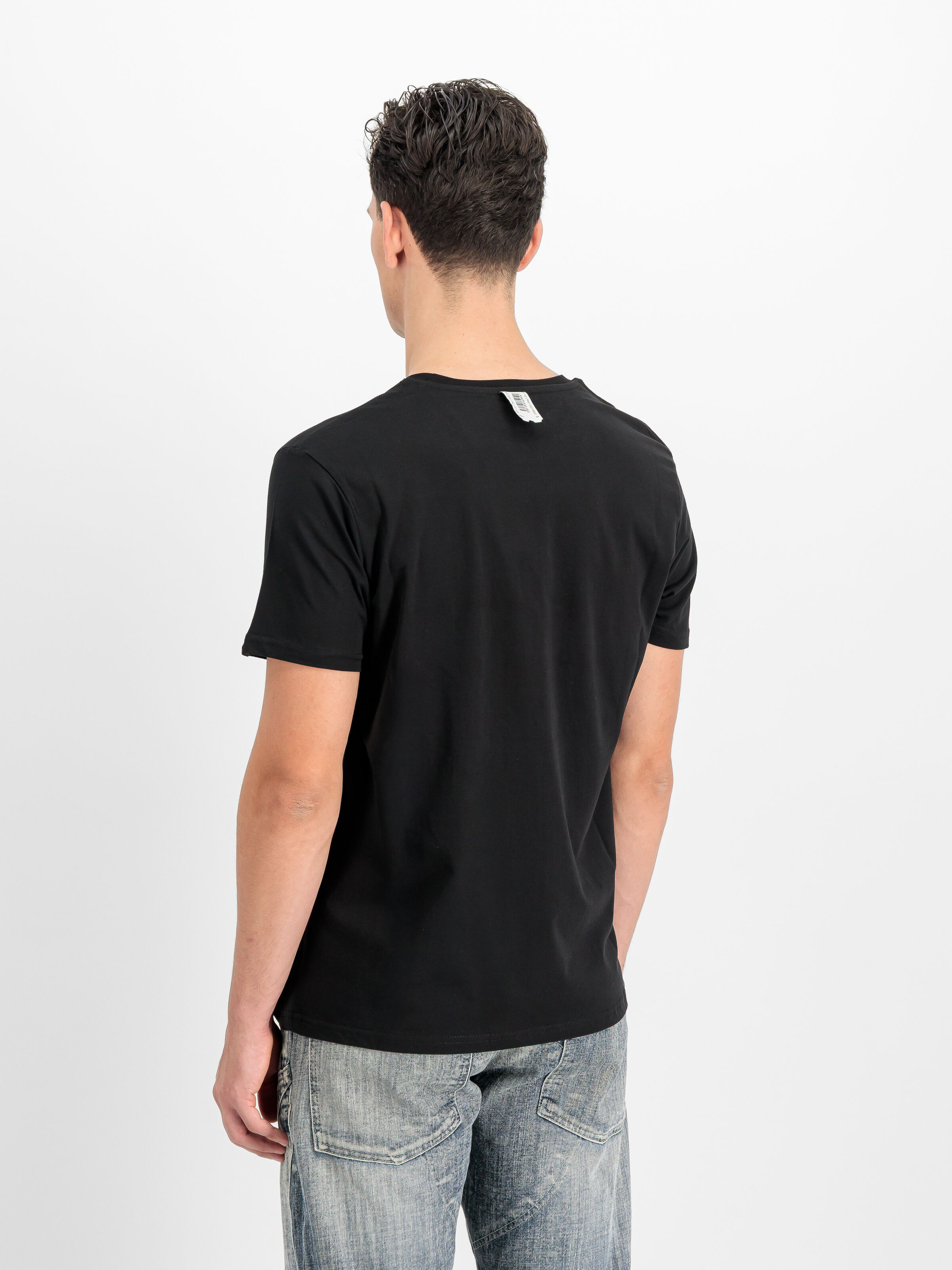 ALPHA x PROTOTYPES Stencil T-Shirt black 258530_03_2_model_00004_224040