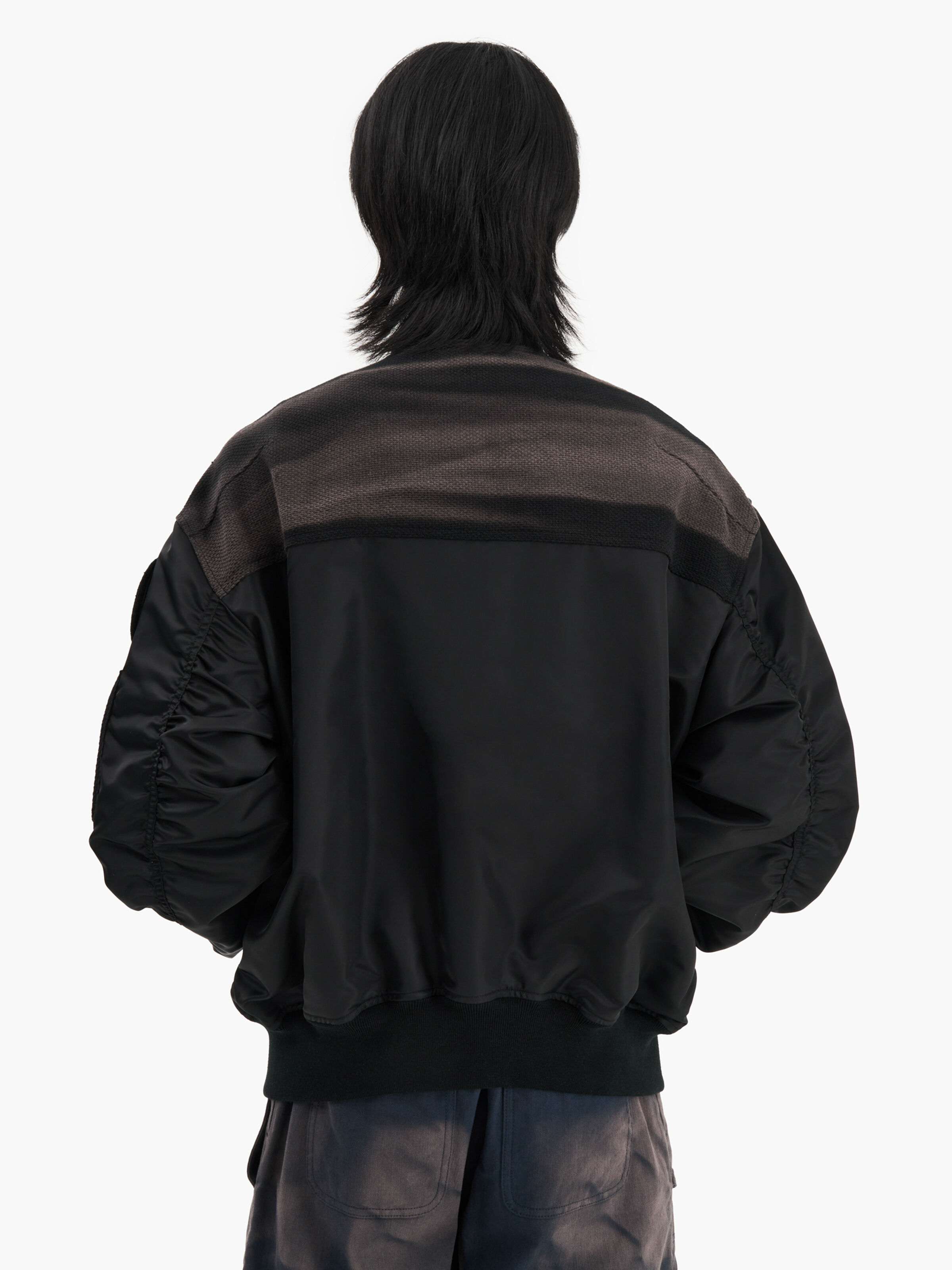 ALPHA X JIYOUNG KIM SUN-BLEACHED FLIGHT L-2B BOMBER black 156160_03_2_model_00003_157180
