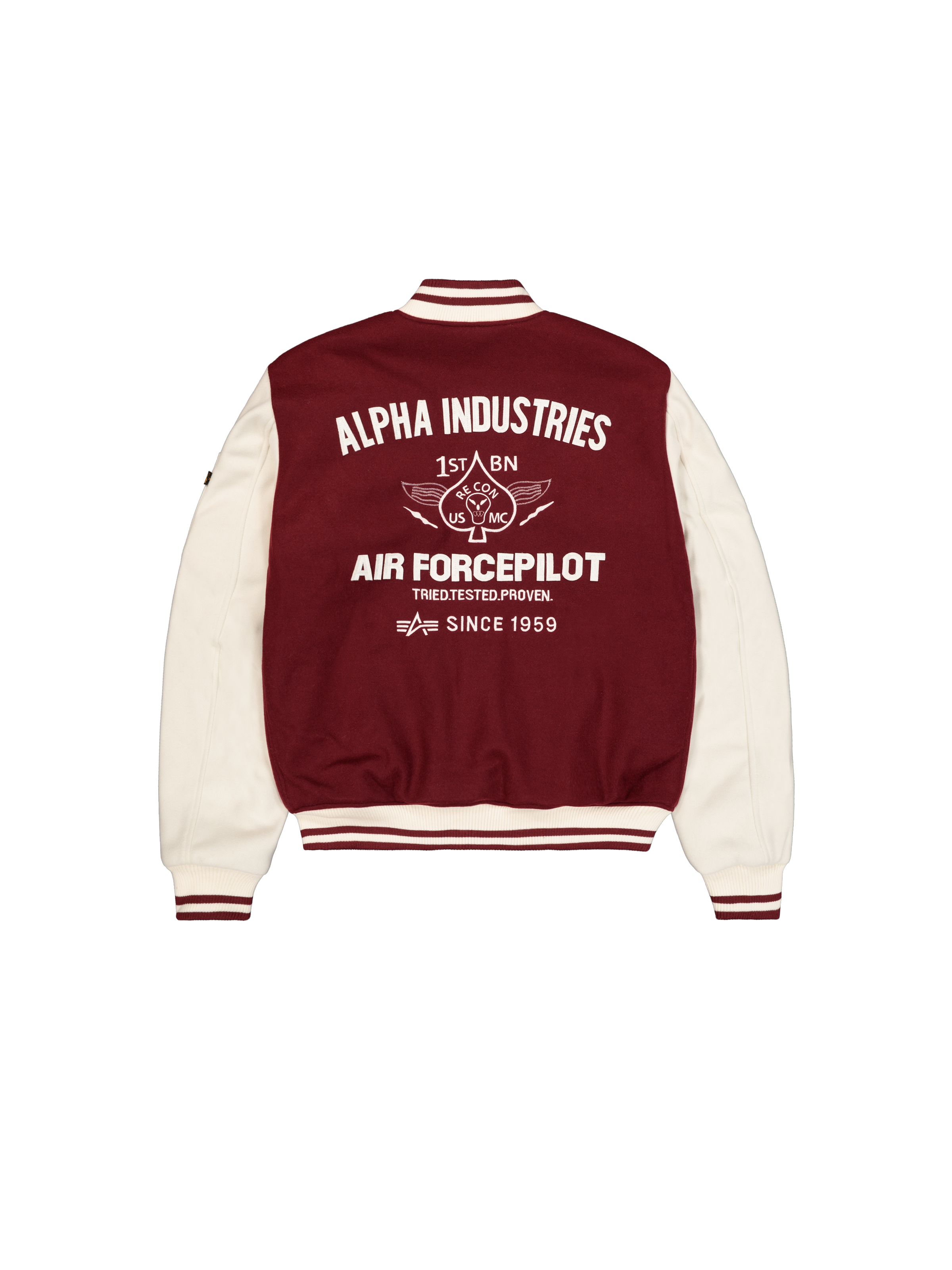 Varsity Air Force Jacket burgundy 138107_184_1_flatlay_00002_221016