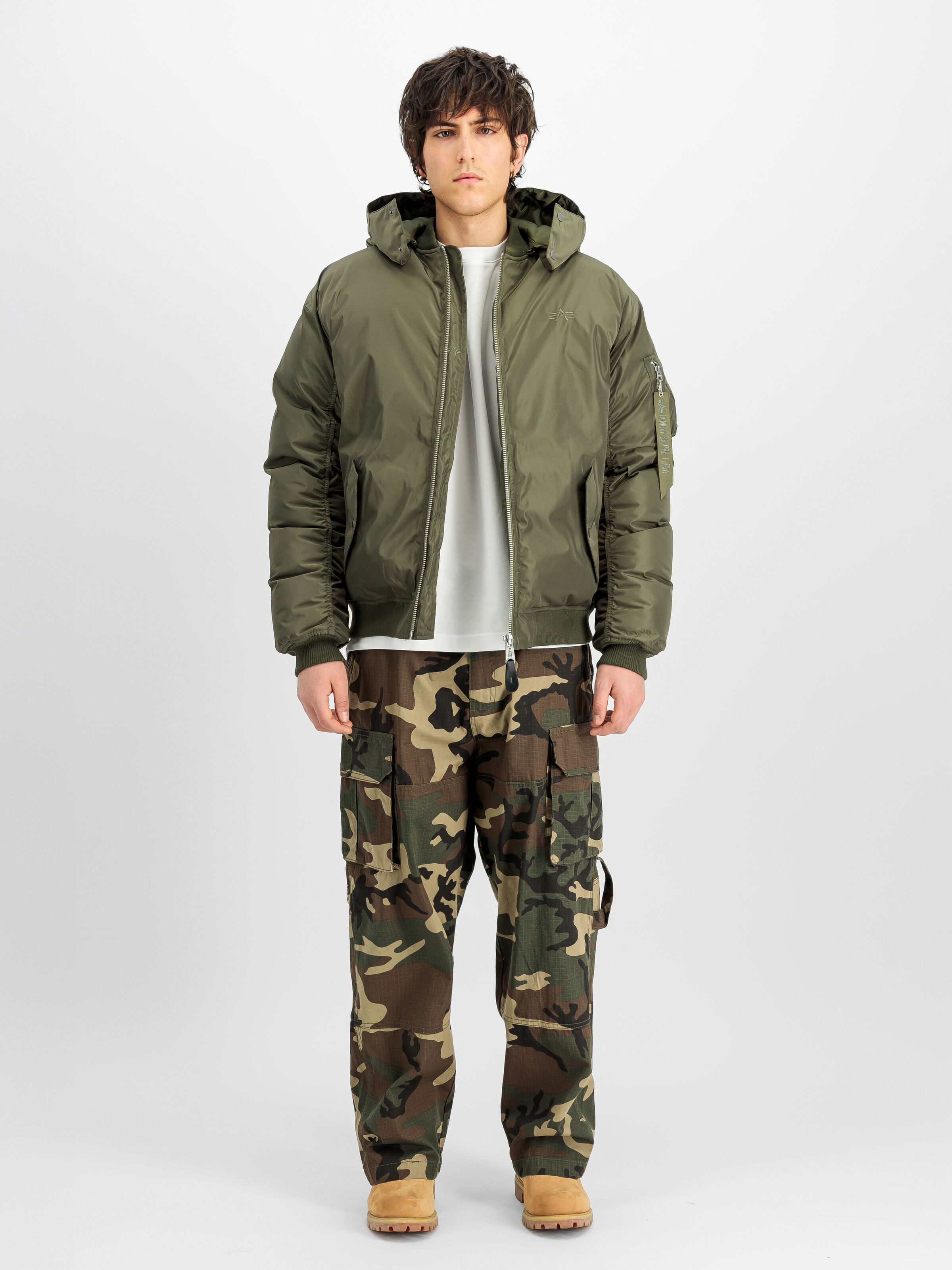 MA-1 Taffeta Bomber Jacket dark olive 268116_142_2_model_00001_232656