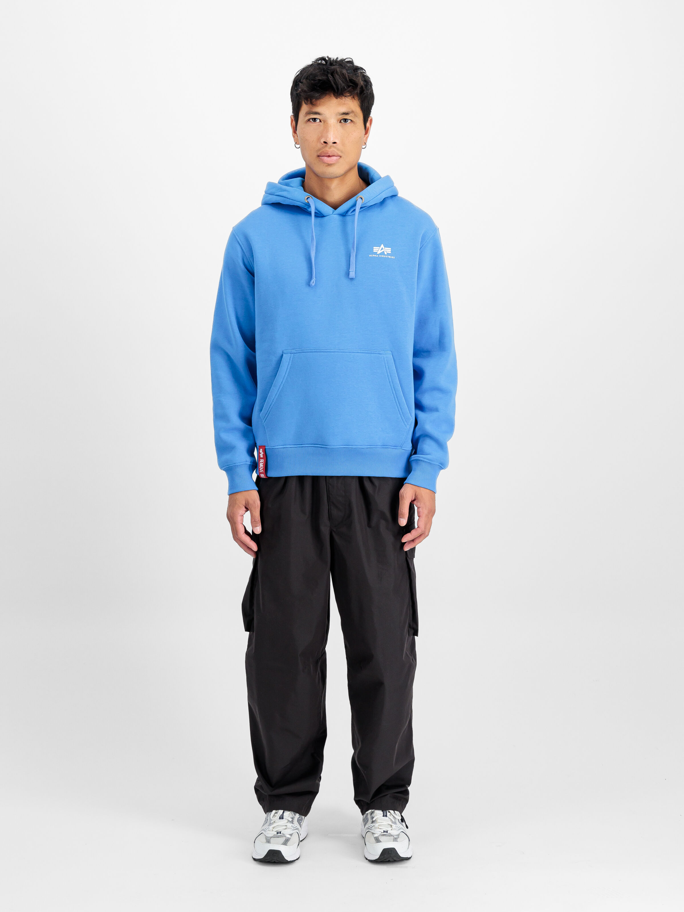 Basic Small Logo Hoodie mediteranian blue 196318_737_2_model_00001_117580