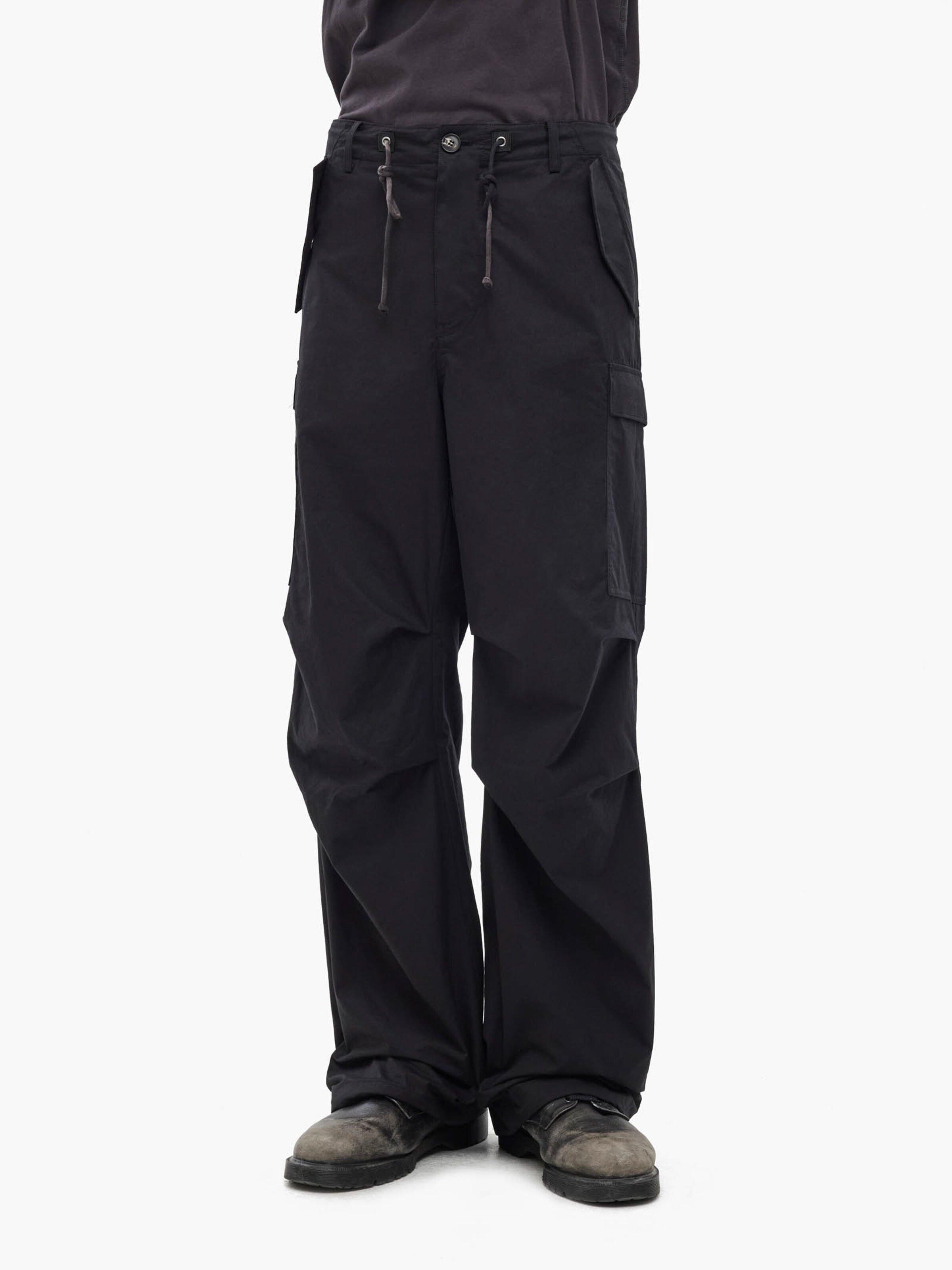 ALPHA x JIYONGKIM Sun-Bleached Multi Pocket Pant black 266206_03_2_model_00002_226005