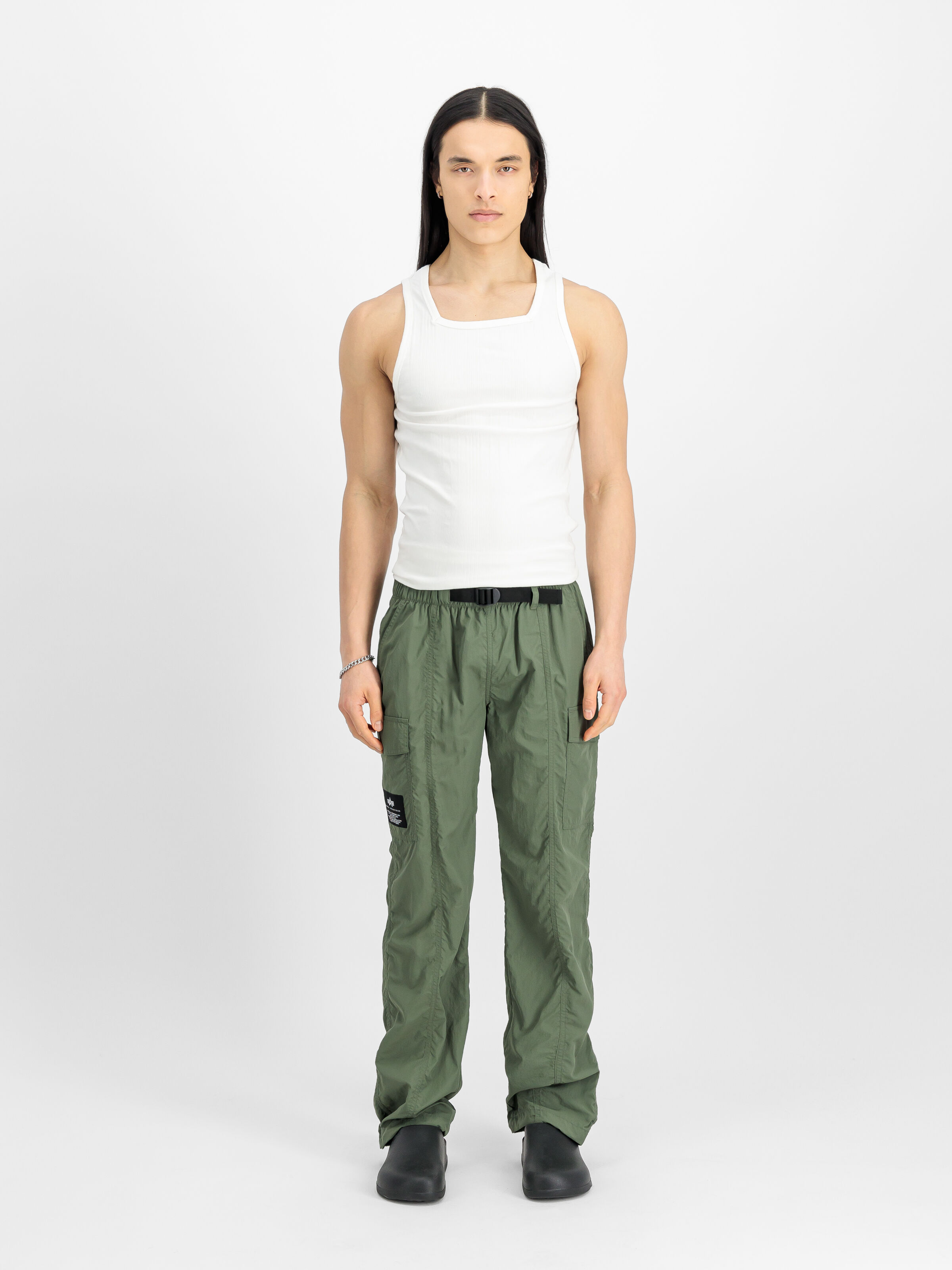 Nylon Cargo Pant sage-green 156213_01_2_model_00001_148076