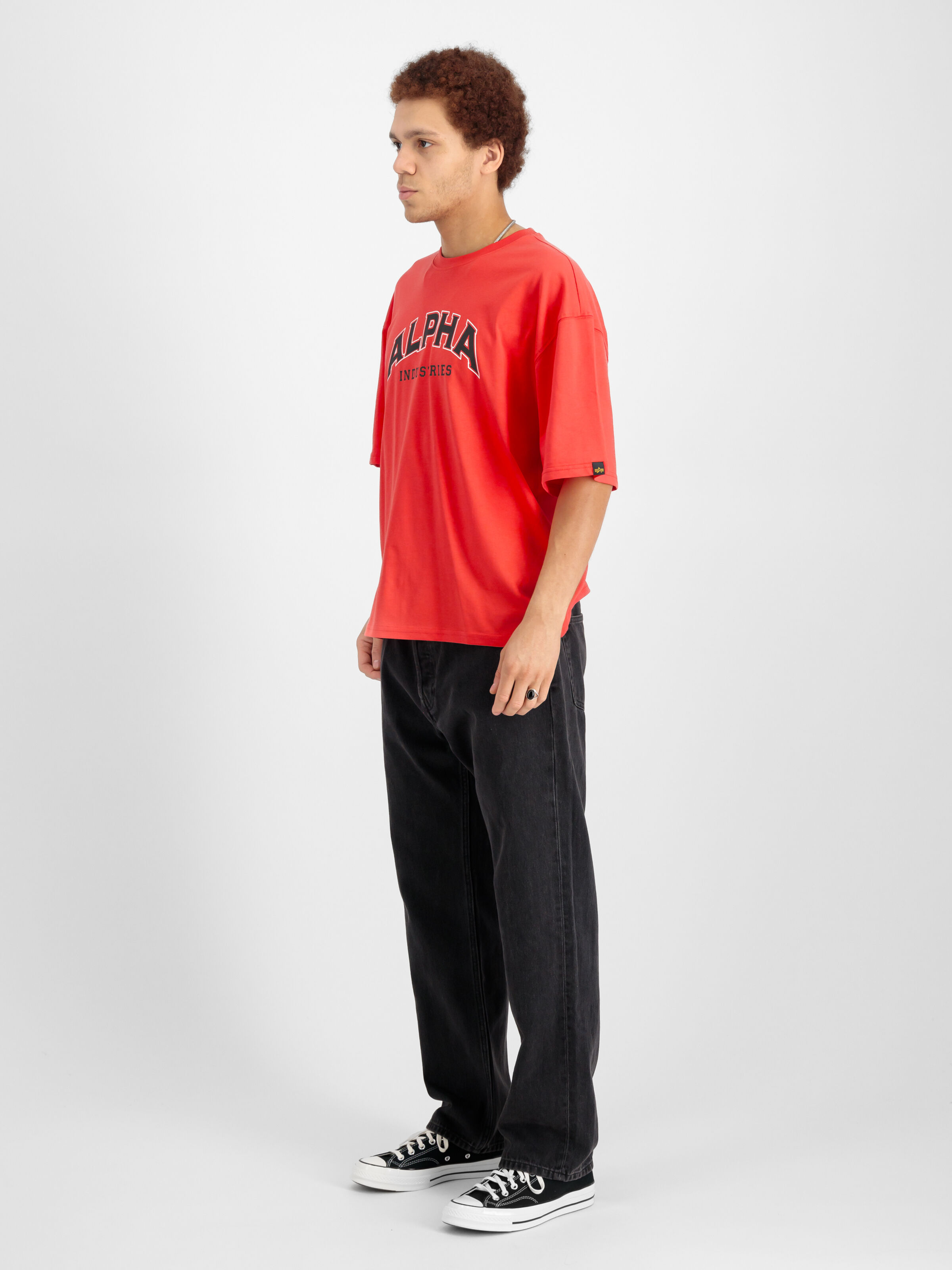 College T-Shirt radiant red 146501_711_00002_182196