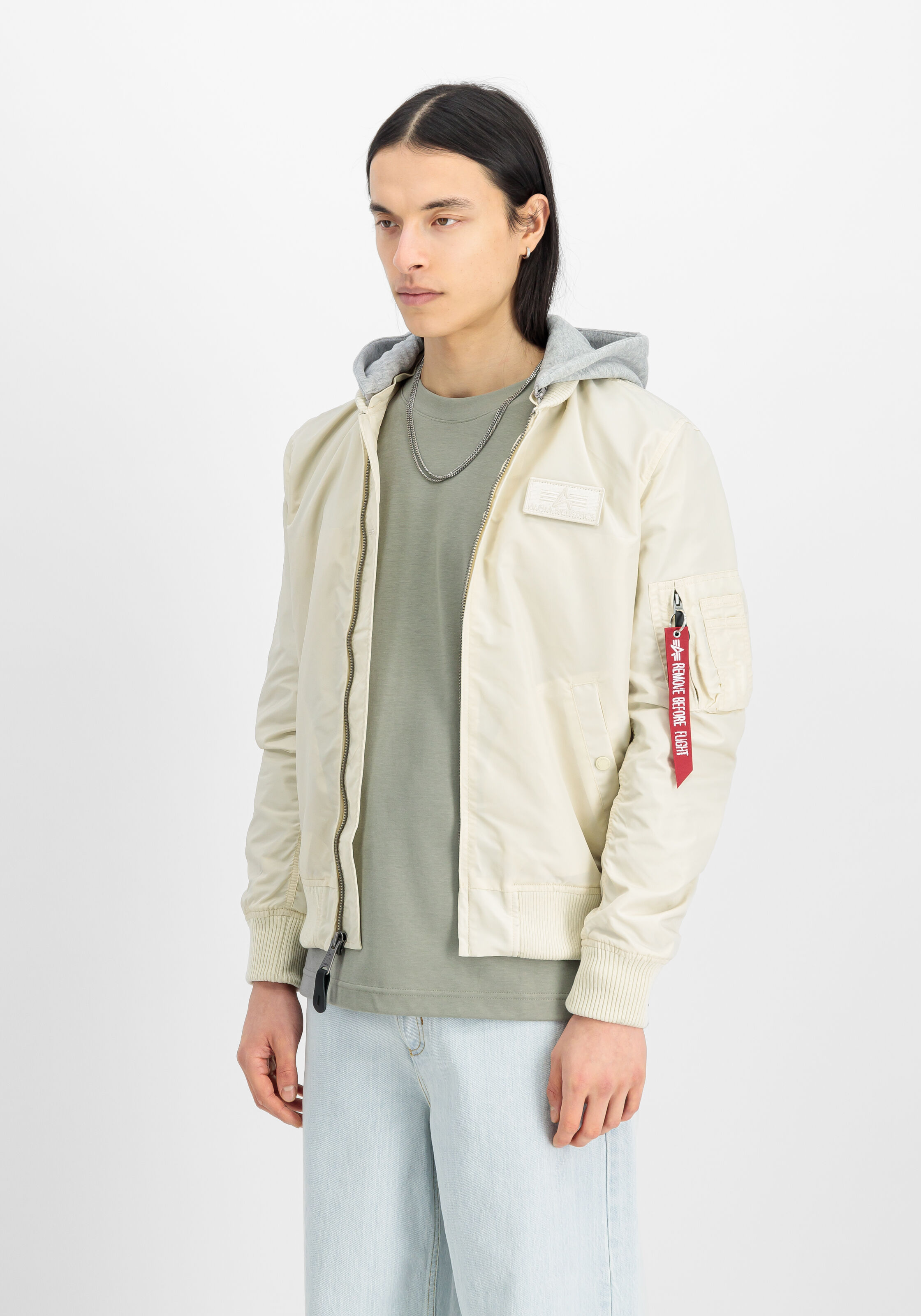 MA-1 TT Hood Light Bomber Jacket vintage white 196108_300_2_model_00003_146073