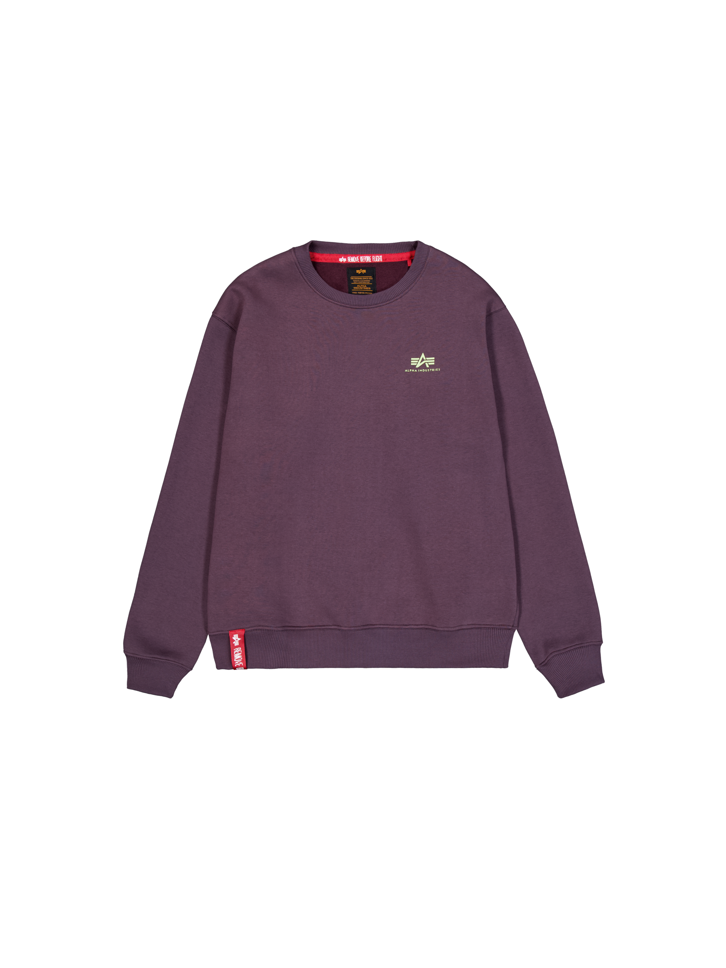 Basic Small Logo Sweatshirt Plum 188307_719_1_flatlay_00001_97390.png