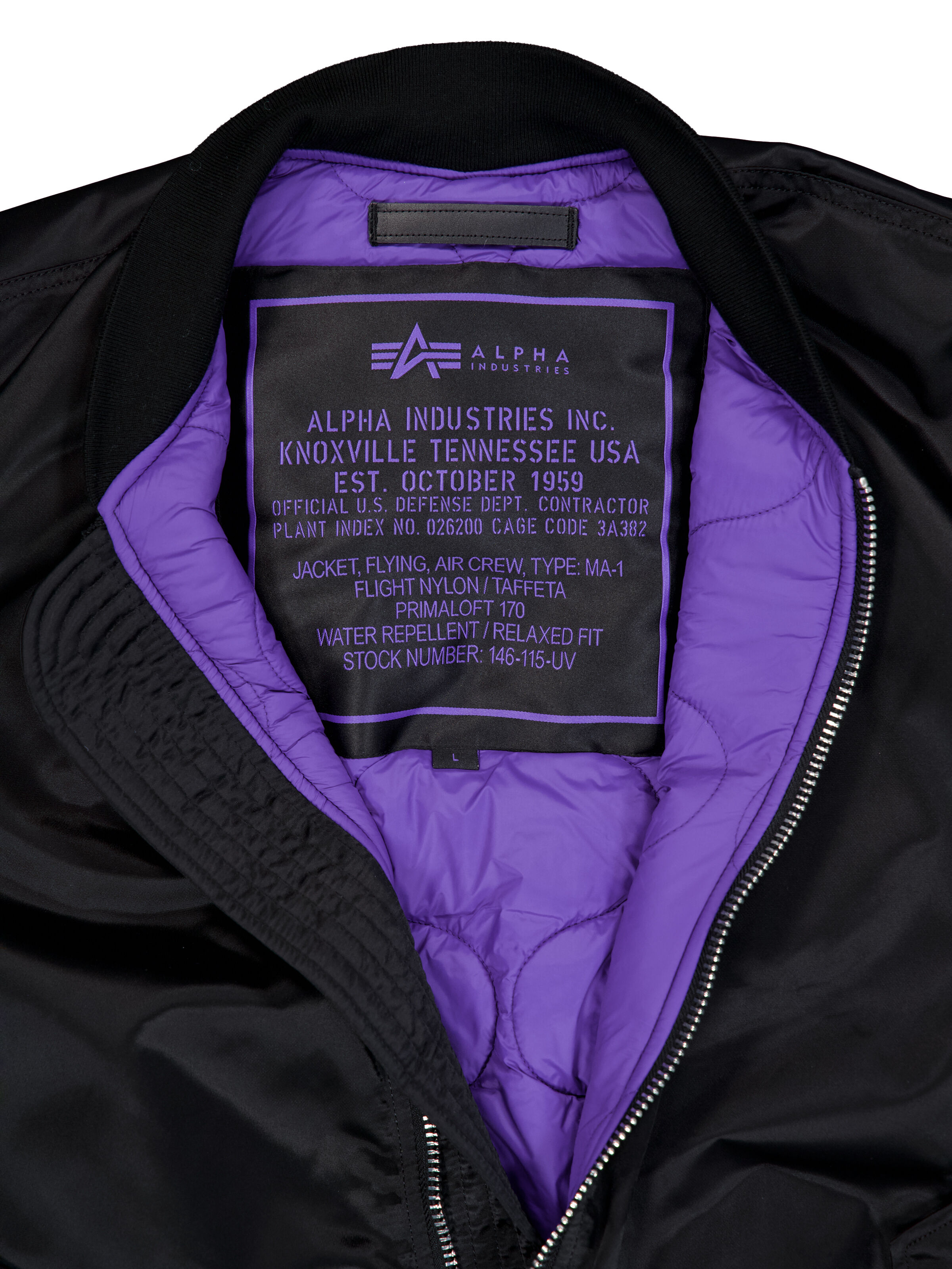 MA-1 UV Bomber Jacket black 146115UV_03_3_detail_00001_99941
