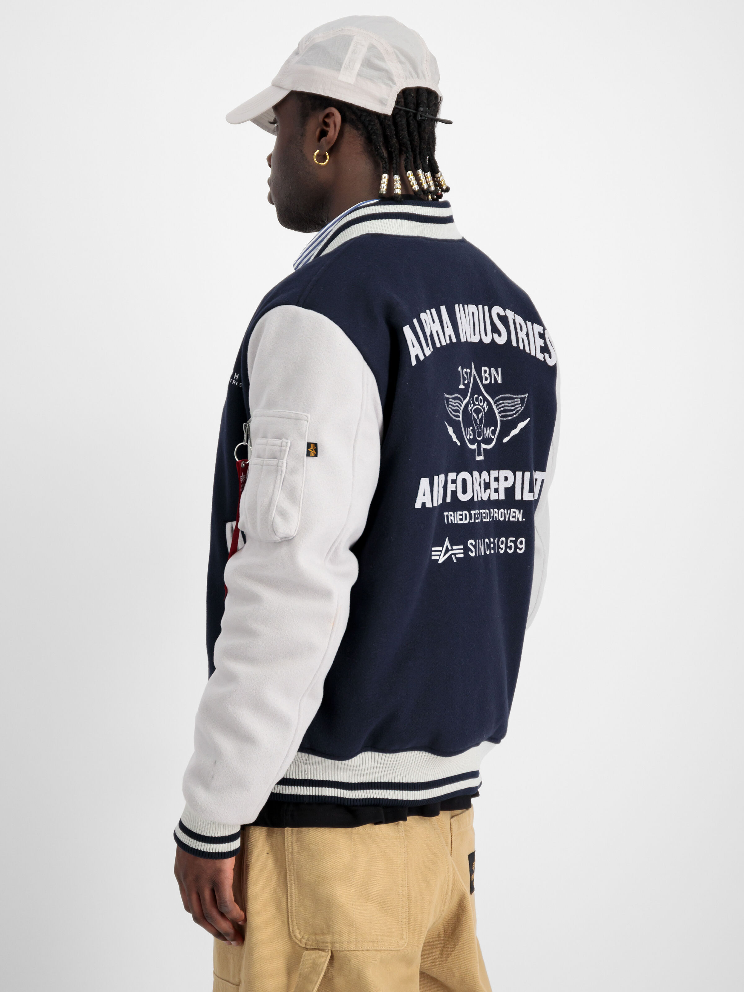 Varsity Air Force Jacket ultra navy 138107_697_2_model_00004_129558