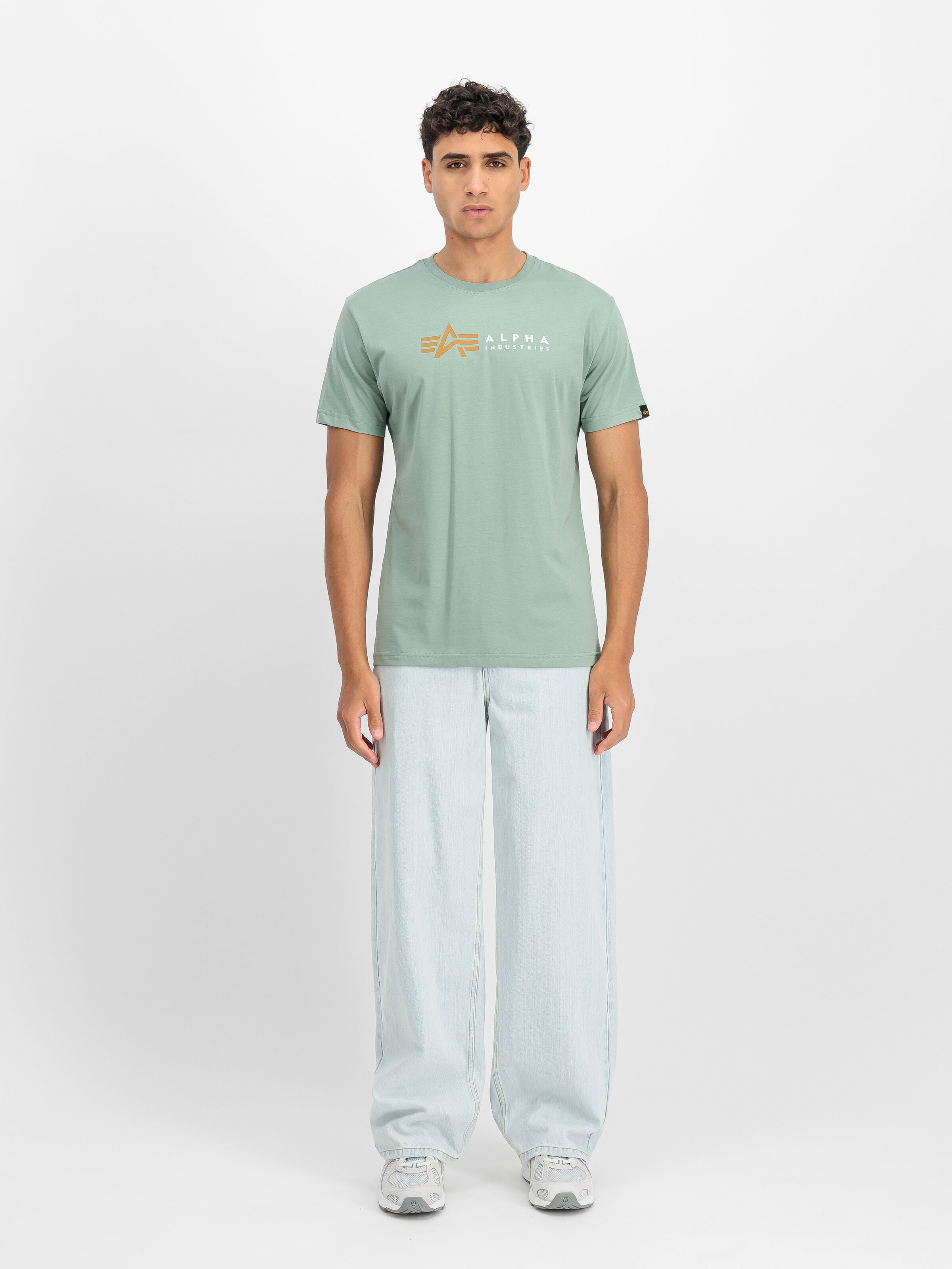 Alpha Label T-Shirt frost green 118502_30_2_model_00001_197130