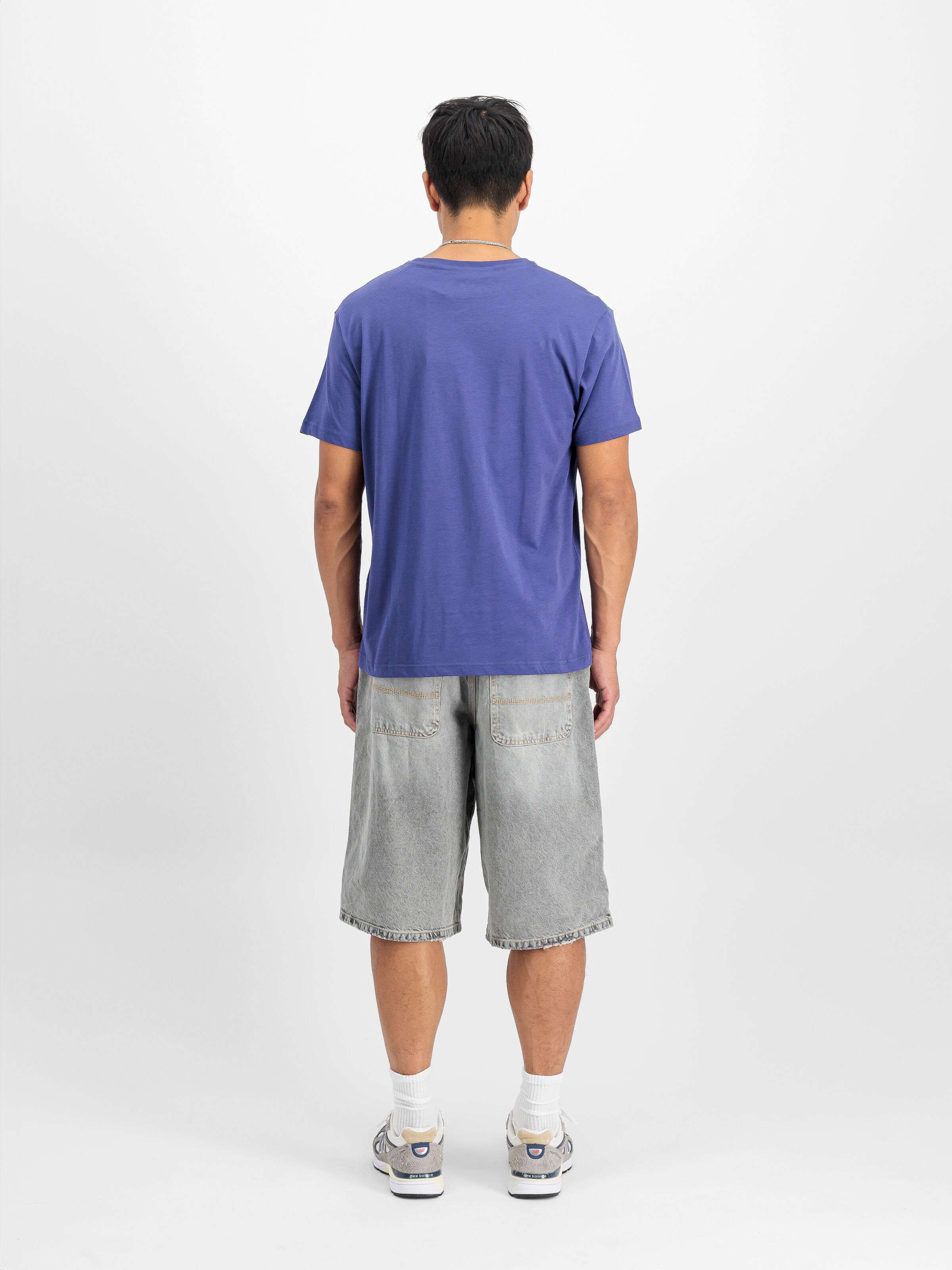 Alpha Puff Print T-Shirt night purple 146509_735_2_model_00002_118330