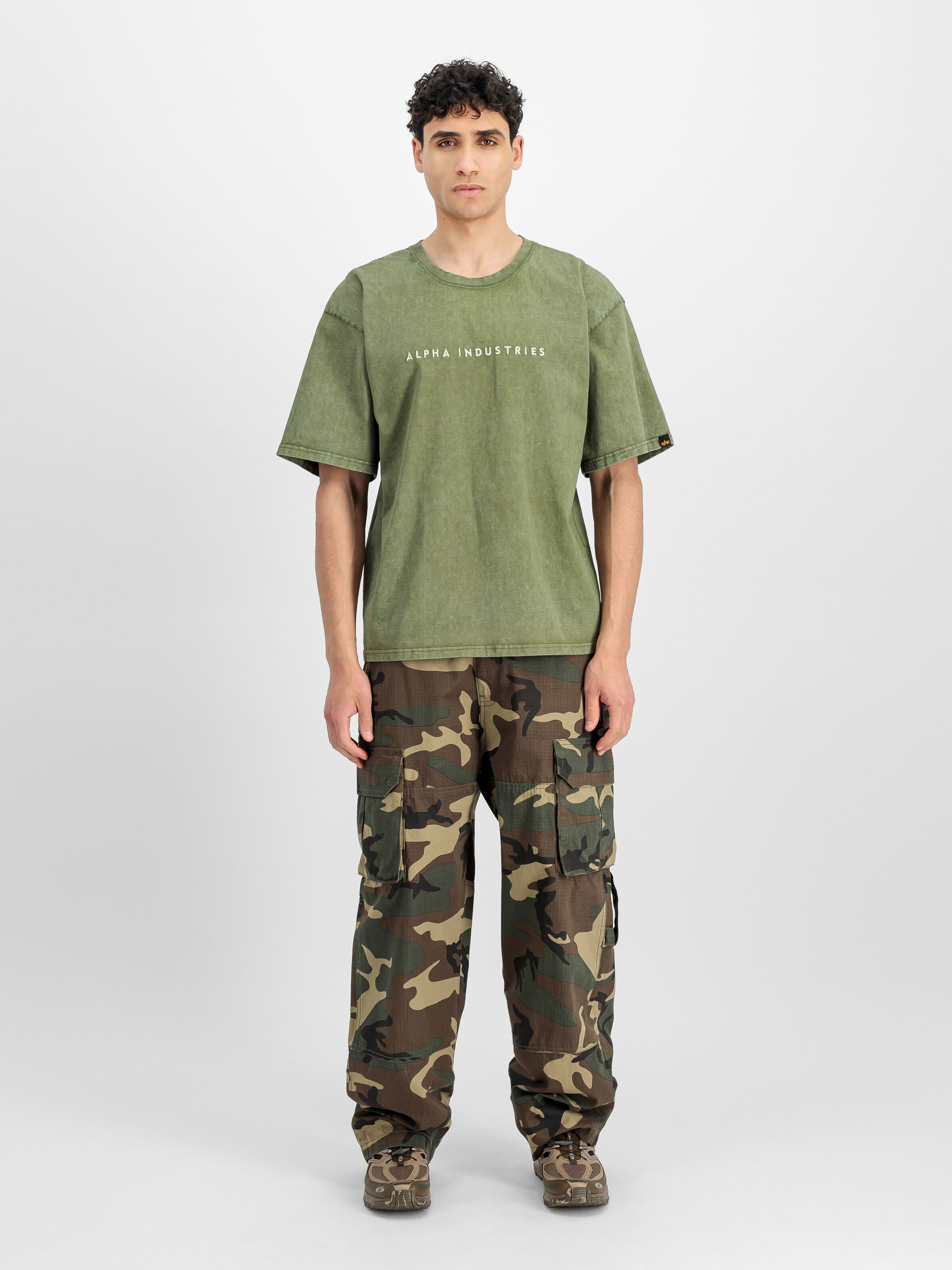 Acid Logo T-Shirt moss green 258519_714_2_model_00001_162606