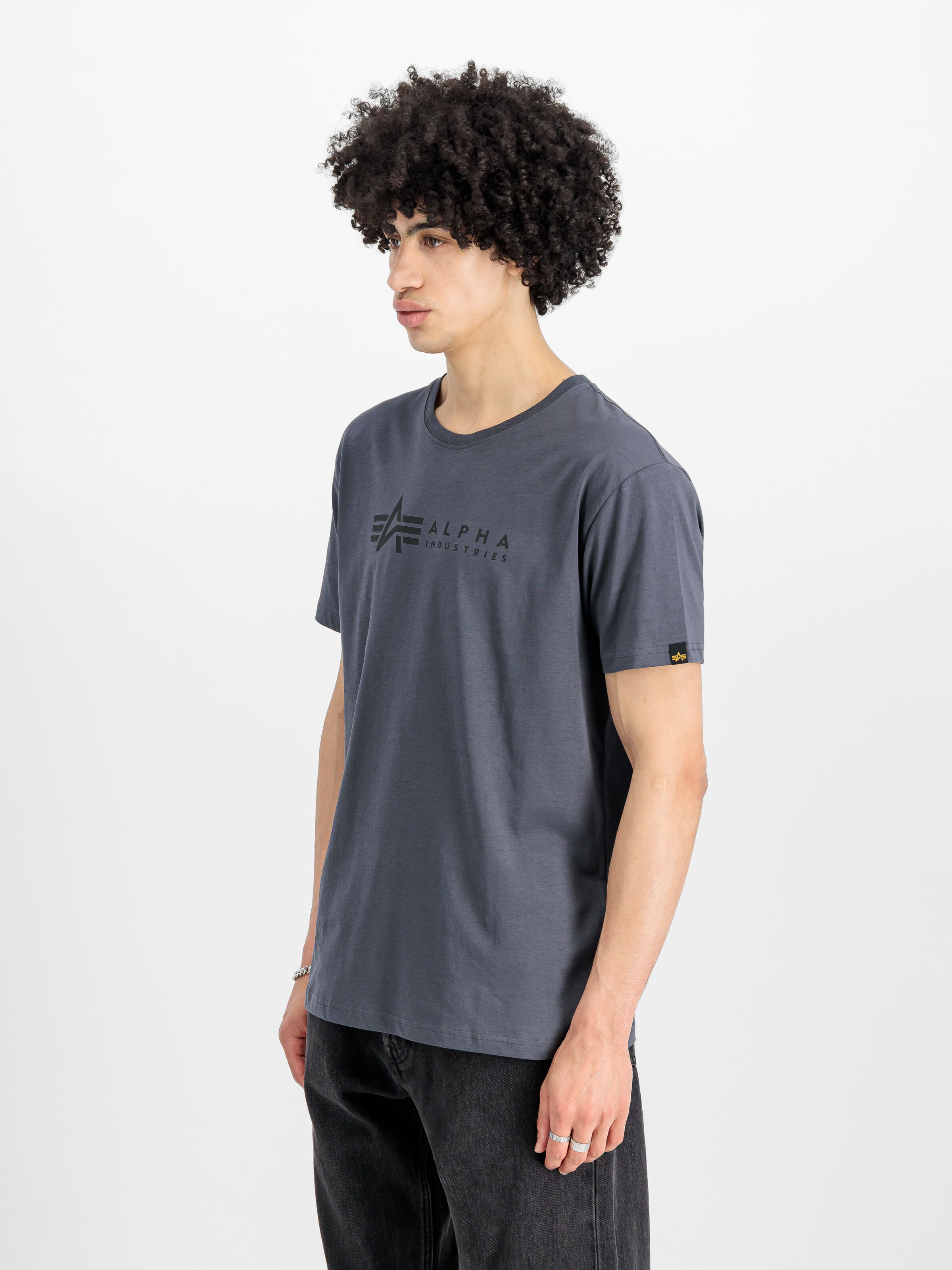 Alpha Label T-Shirt 2 Pack greyblack/black 118534_412_2_model_00002_156186