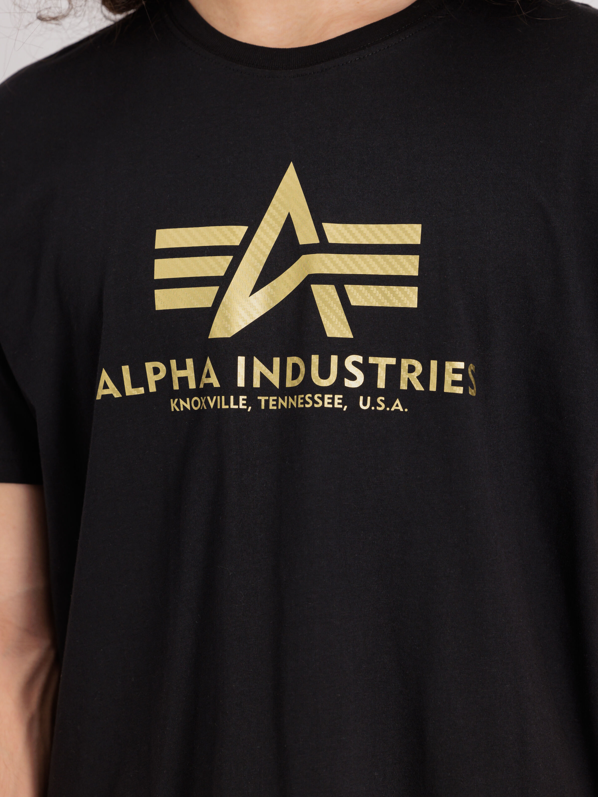 Basic Big Logo Carbon T-Shirt black/gold 100501CB_365_3_detail_00001_109312