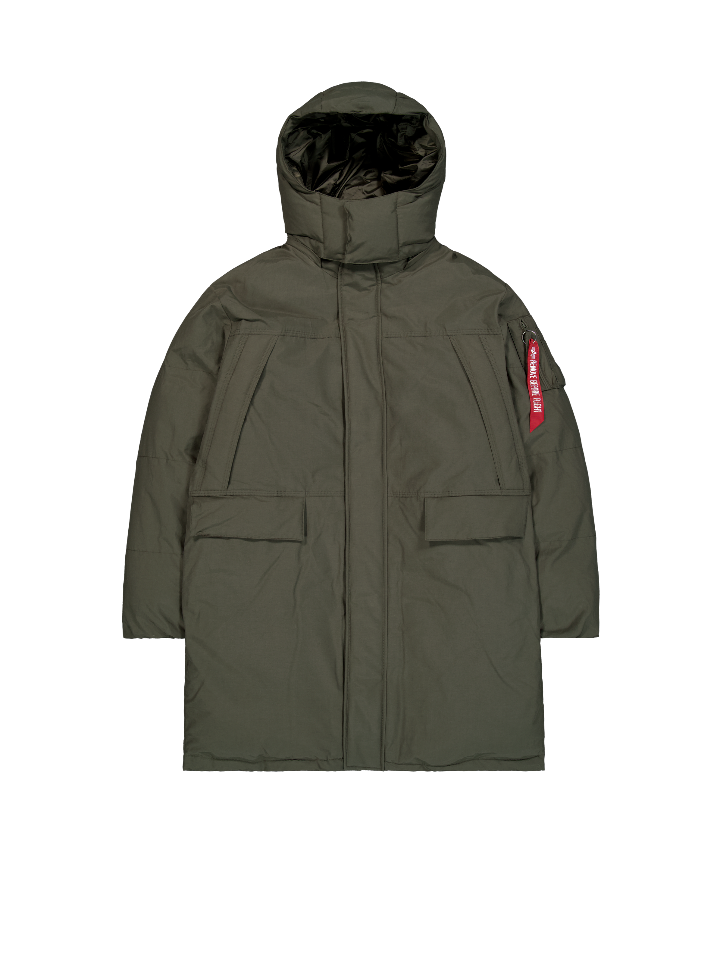 Puffer Parka Winter Jacket dark olive 148124_142_1_flatlay_00001_98879.png