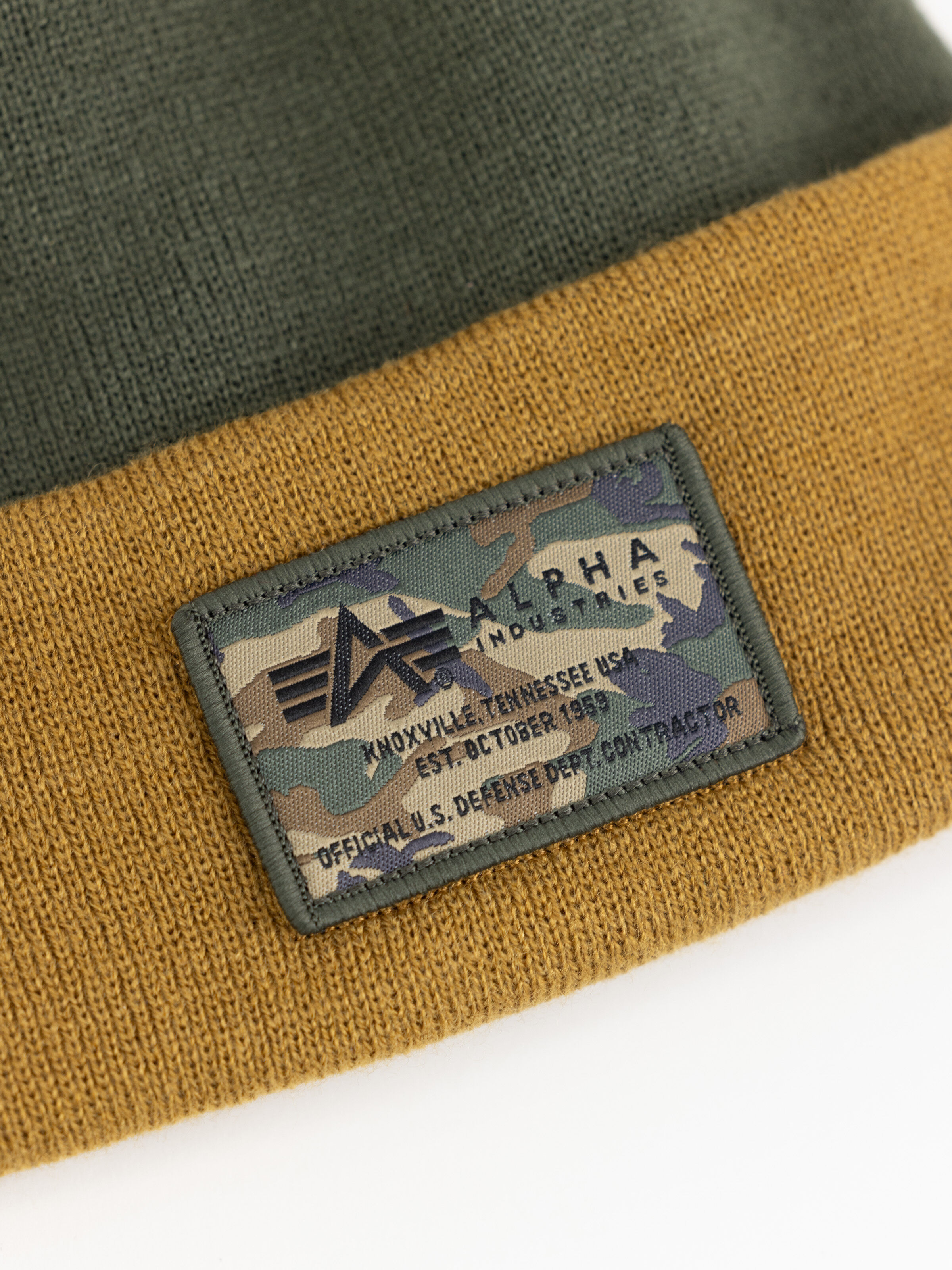 Crew Camo Label Beanie dark olive 148912_142_3_detail_00001_99931